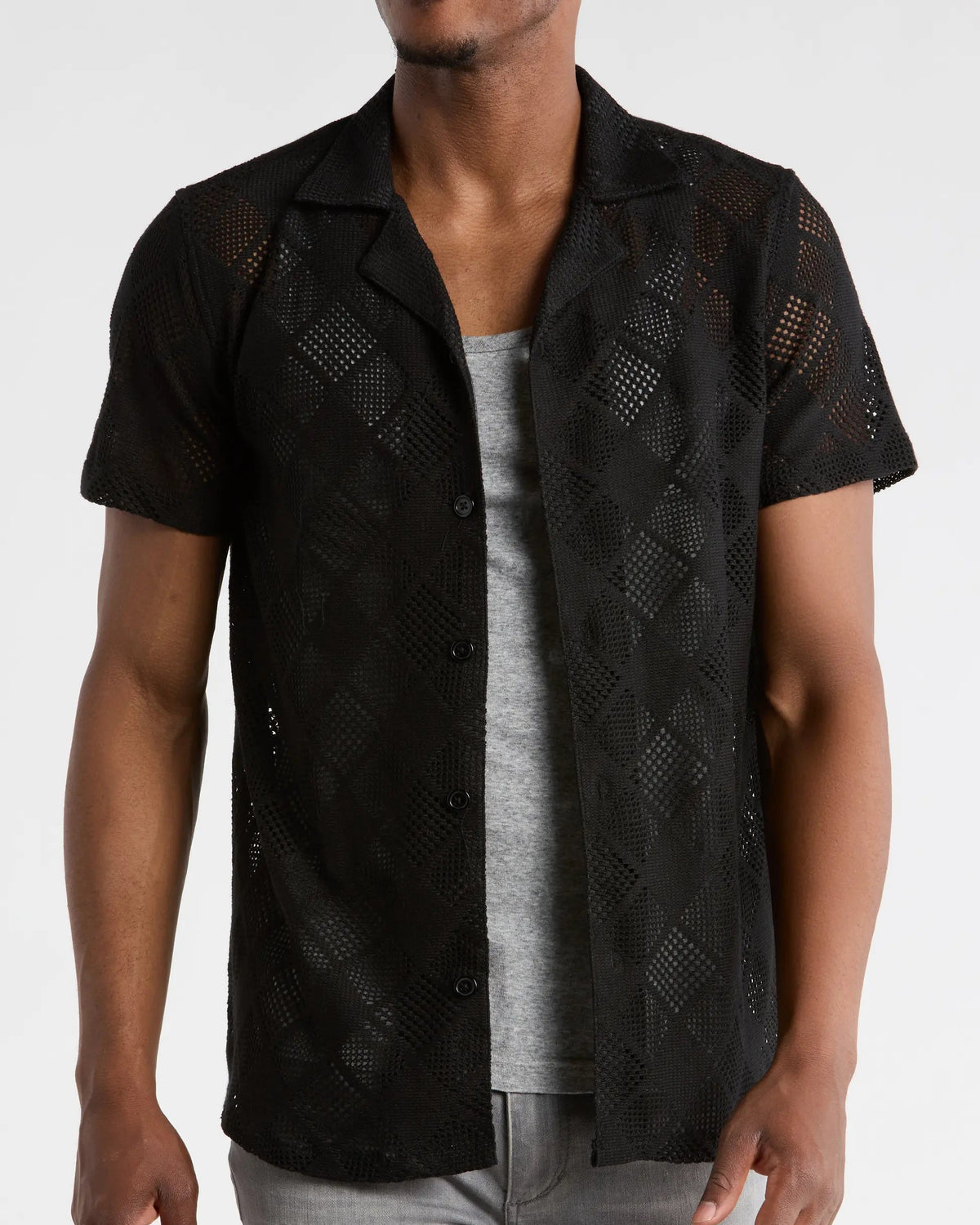 TRS-7003 Boxy Fit Sun Embroidered Camp Shirt – TRPremium