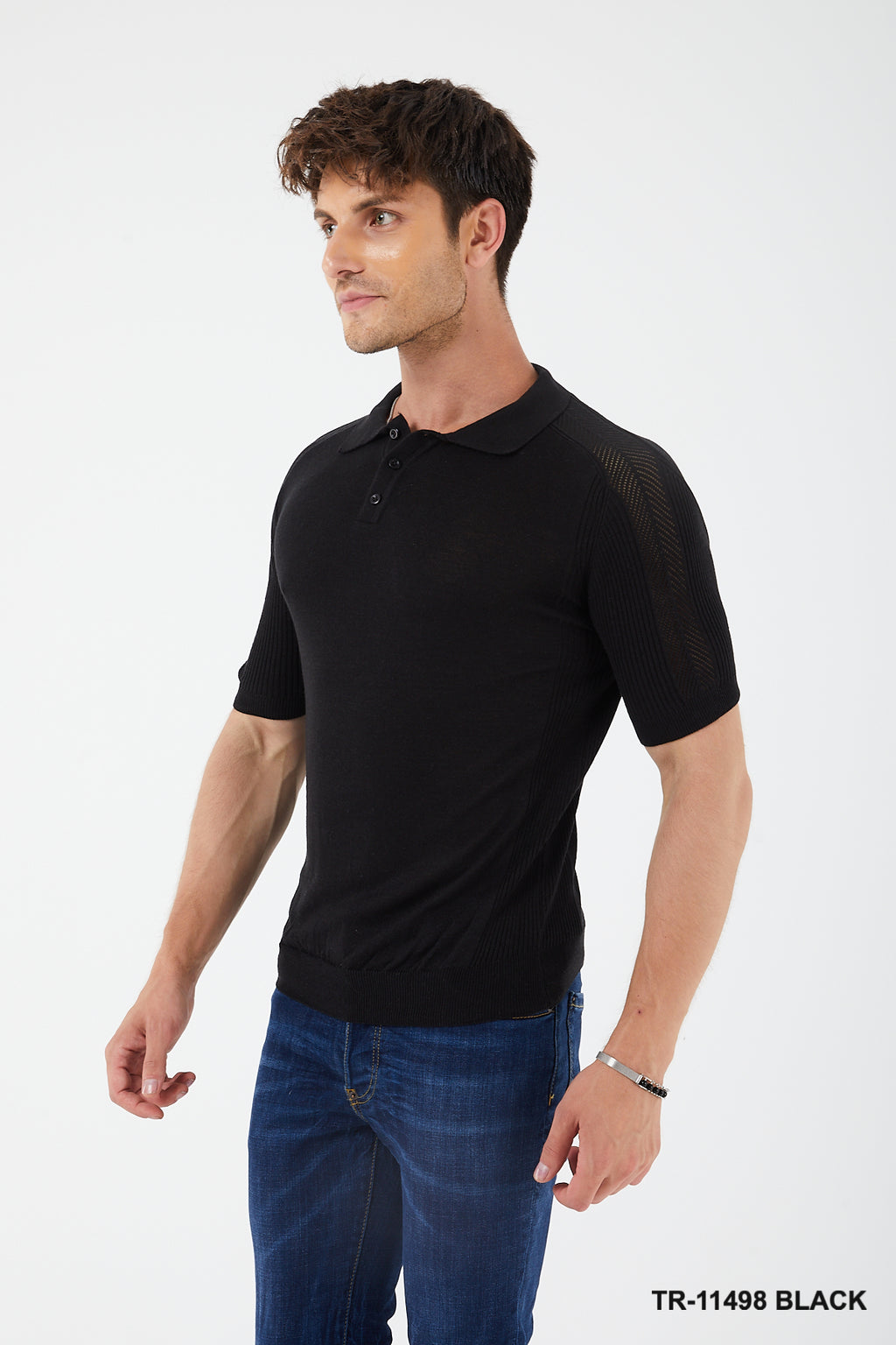 TR Premium SHORT SLEEVE KNIT SWEATERTR for Men -11498-S