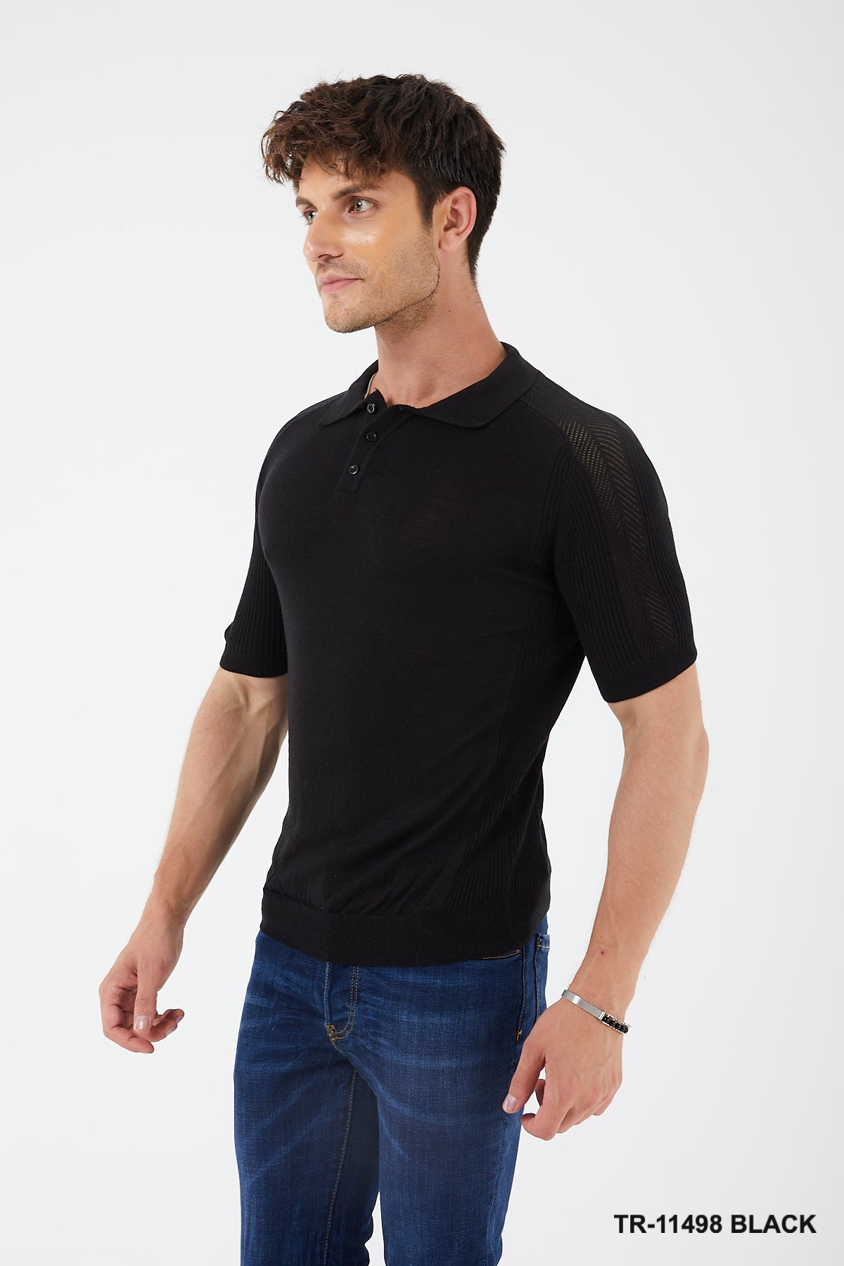 TR Premium SHORT SLEEVE KNIT SWEATERTR for Men -11498-S