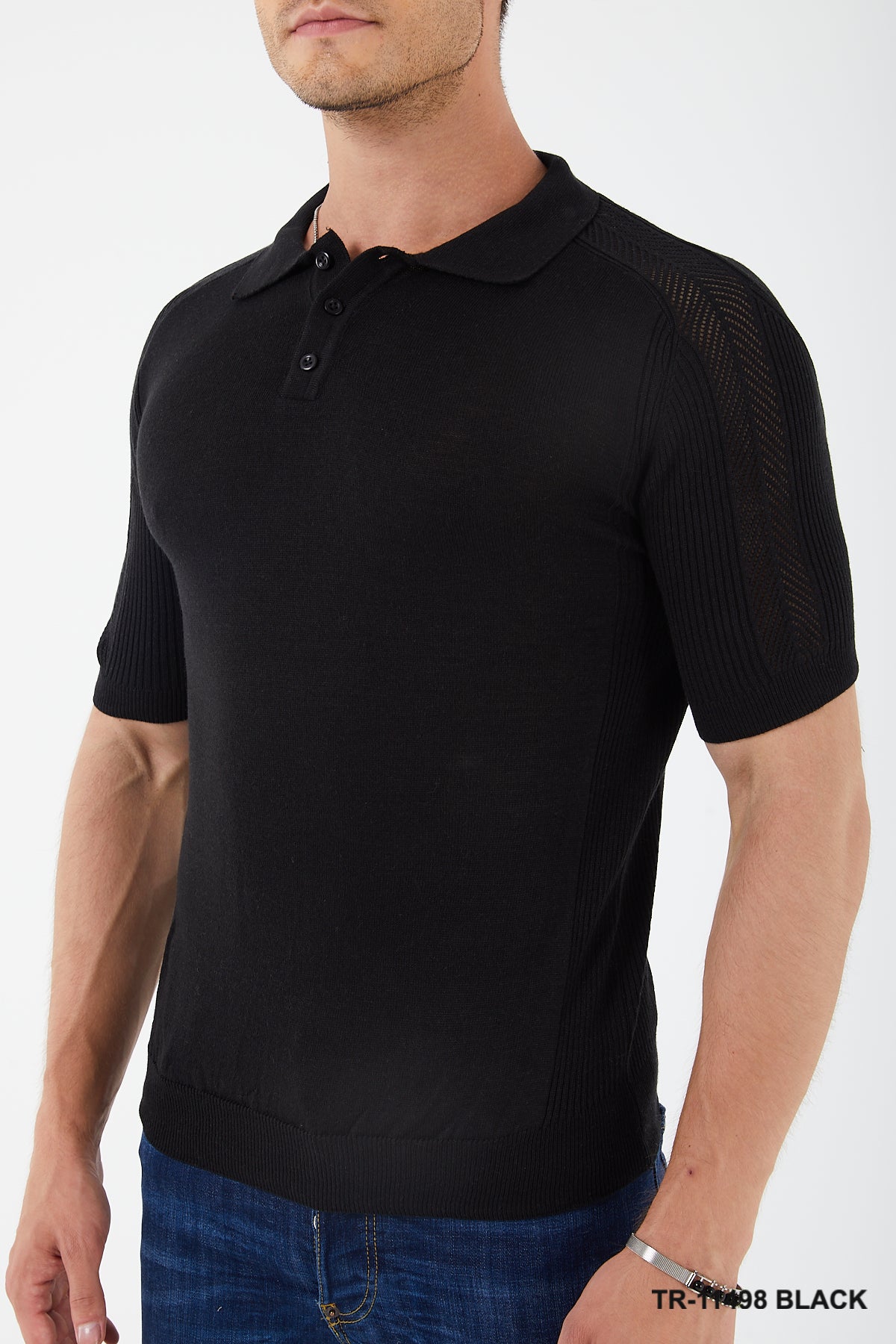 TR Premium SHORT SLEEVE KNIT SWEATERTR for Men -11498-S
