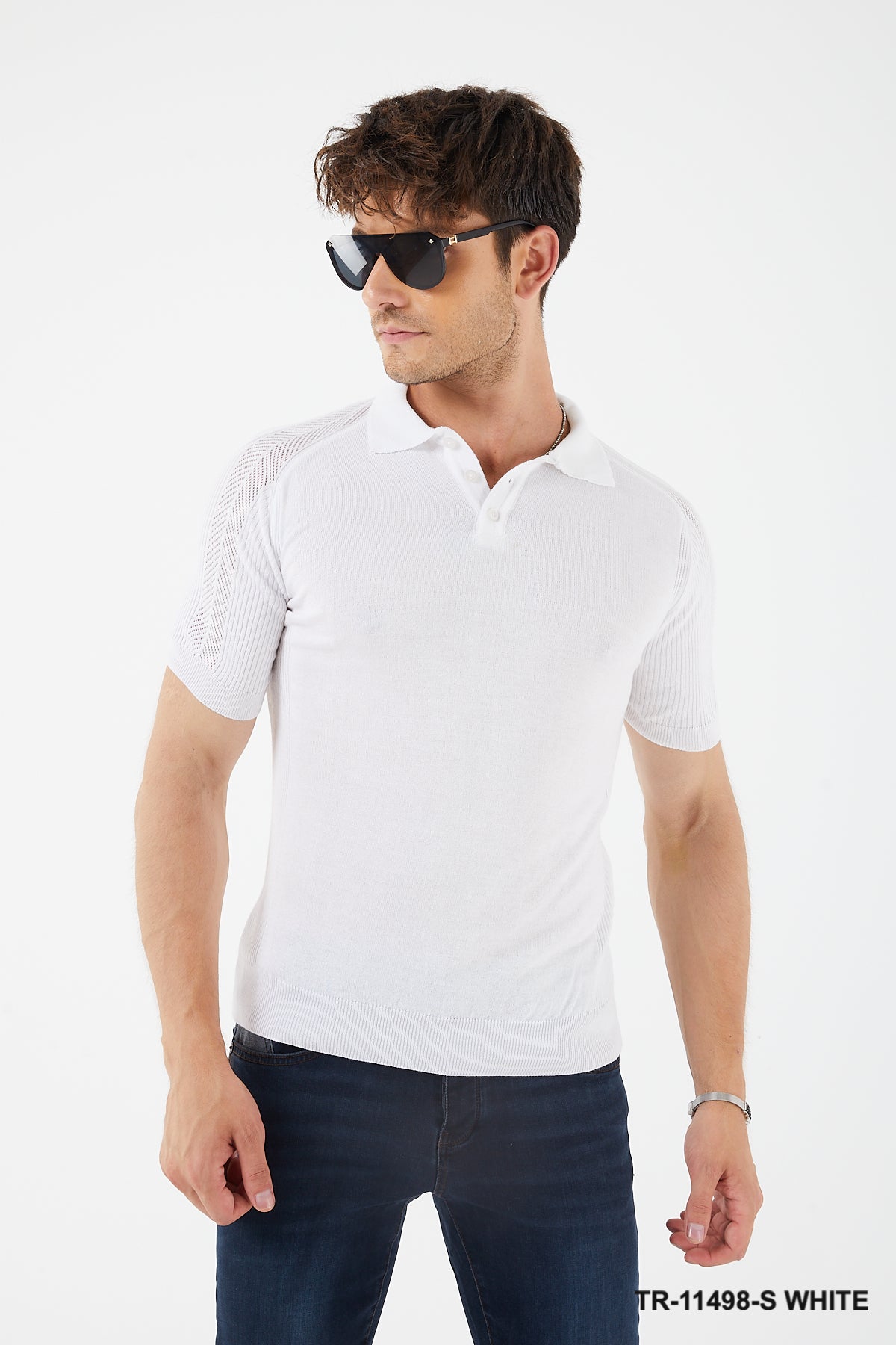 TR Premium SHORT SLEEVE KNIT SWEATERTR for Men -11498-S