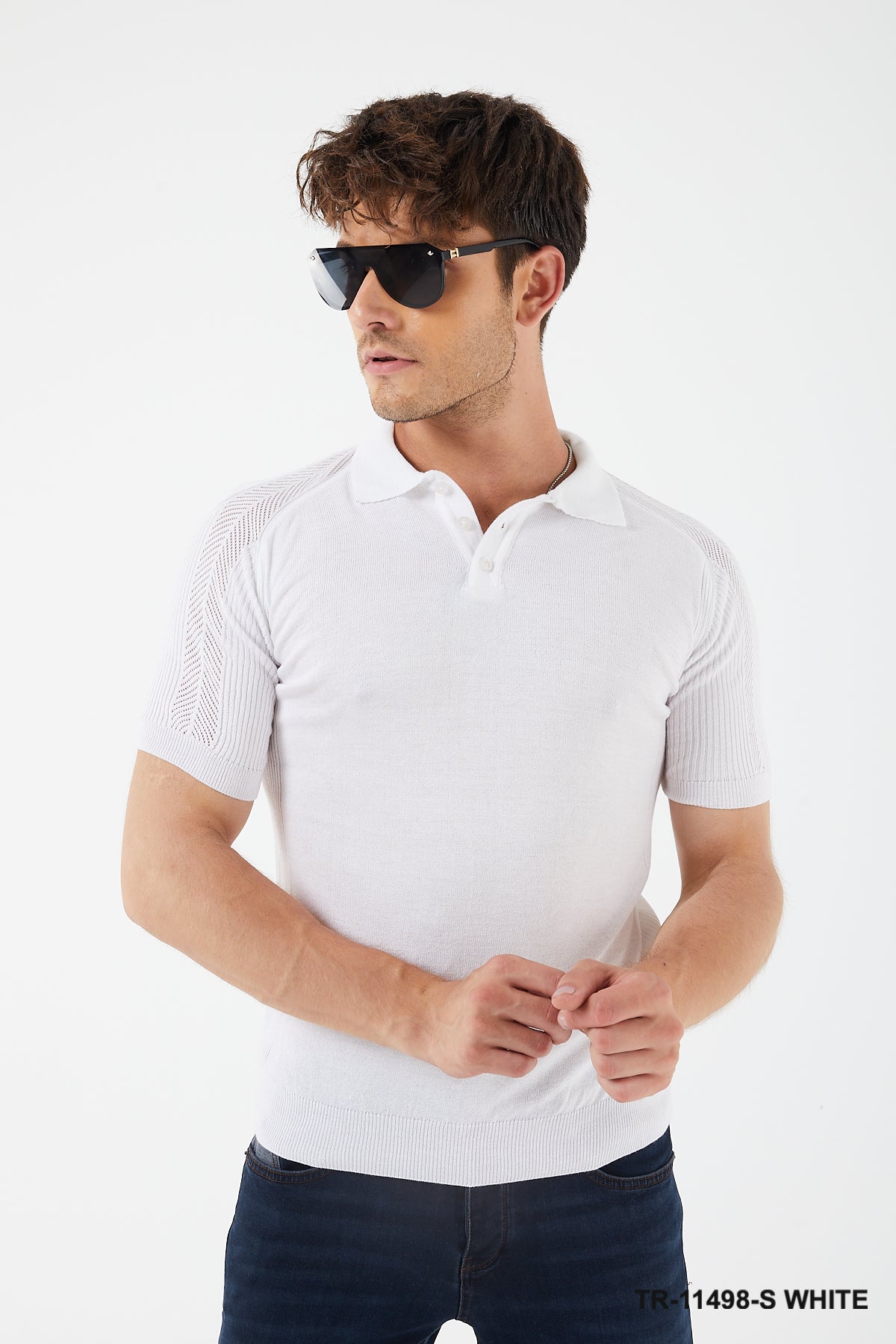 TR Premium SHORT SLEEVE KNIT SWEATERTR for Men -11498-S