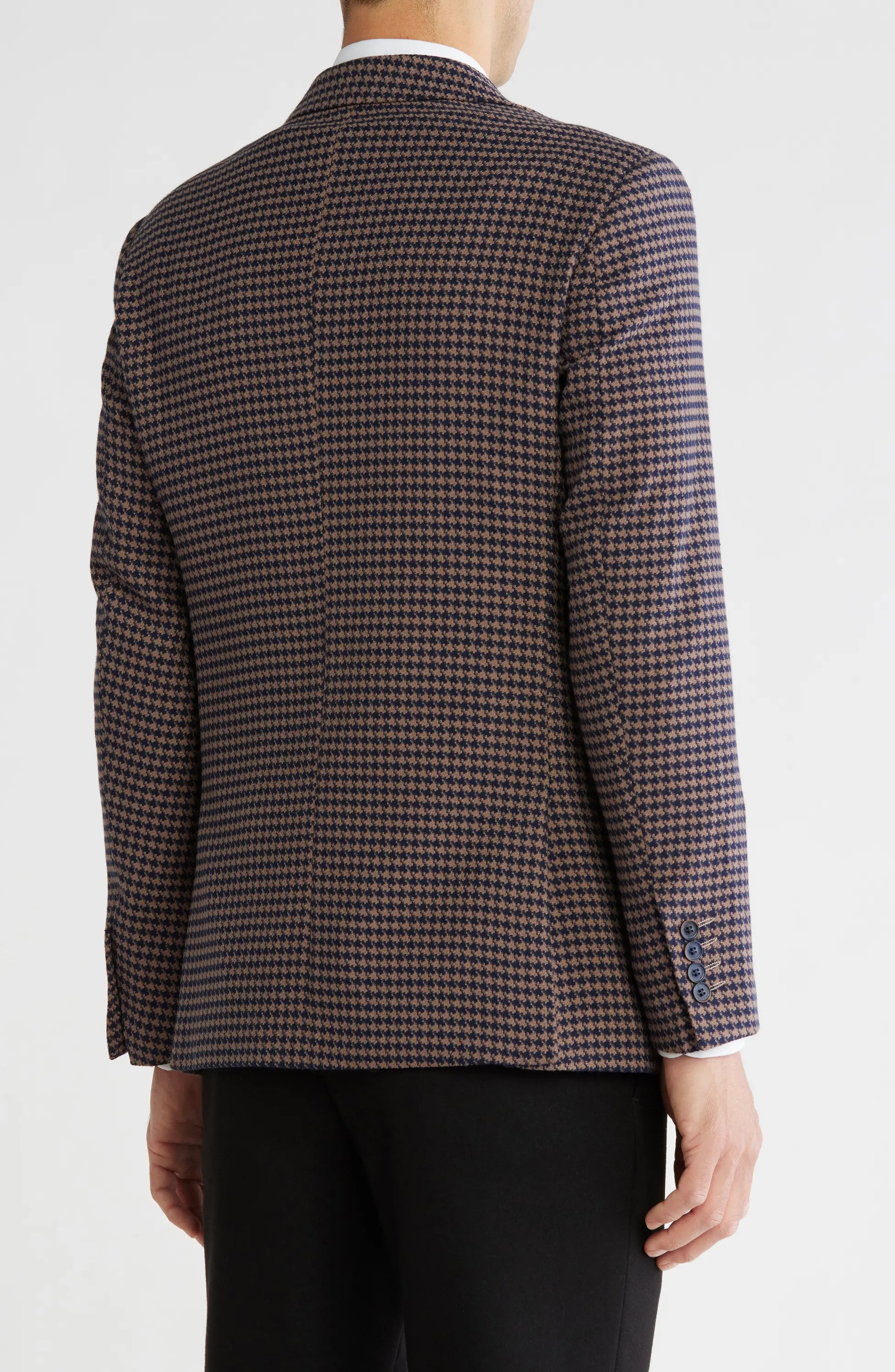 TRB-914 Houndstooth Slim Fit Blazer