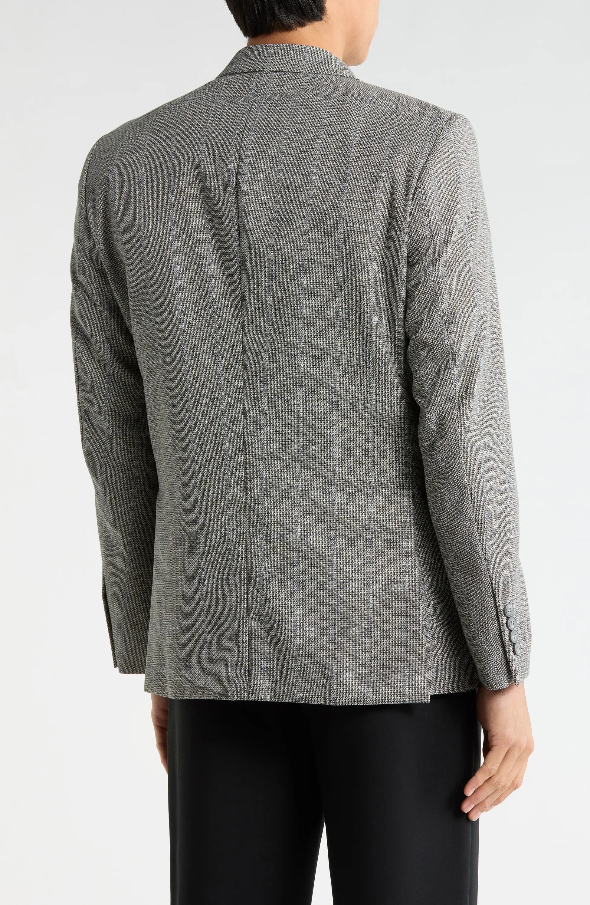 TRB-929 Slim Fit Plaid Stretch Sport Coat