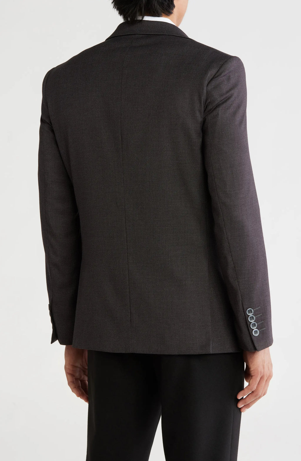 THB-327 Slim Fit Sharkskin Blazer