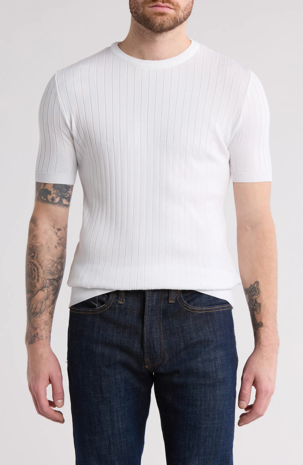 Men's Short Sleeve KNIT SWEATSHIRT TR-11521