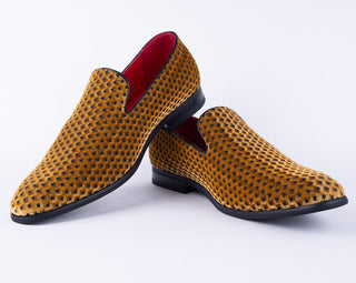 Tr Premium Elegant Luxurious Velvet Slip On Dress Shoes 5662