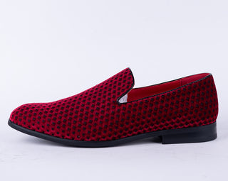 Tr Premium Elegant Luxurious Velvet Slip On Dress Shoes 5662
