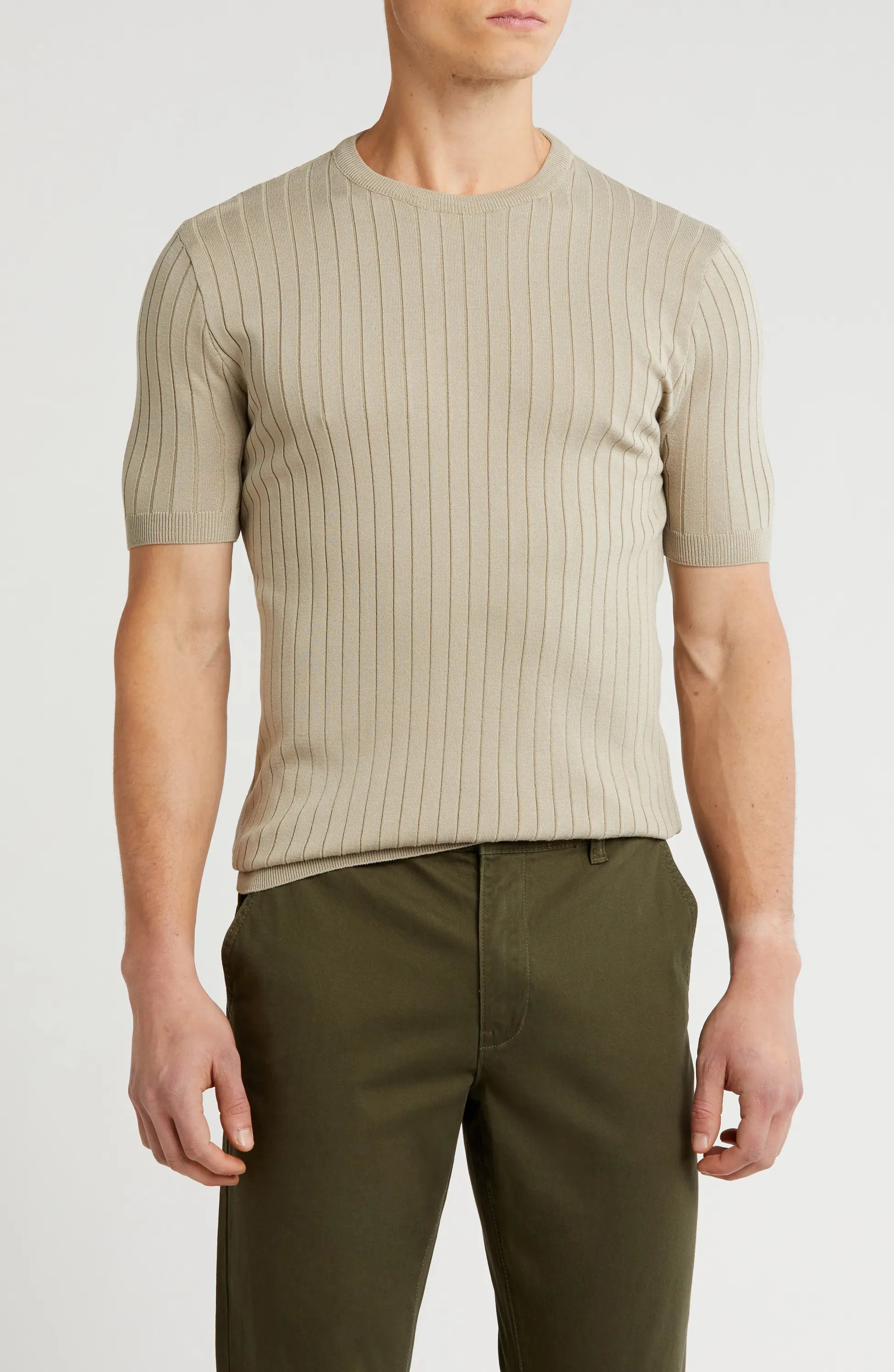 Men's Short Sleeve KNIT SWEATSHIRT TR-11521