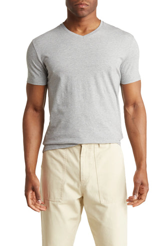 V-Neck Men's Solid T-Shirt