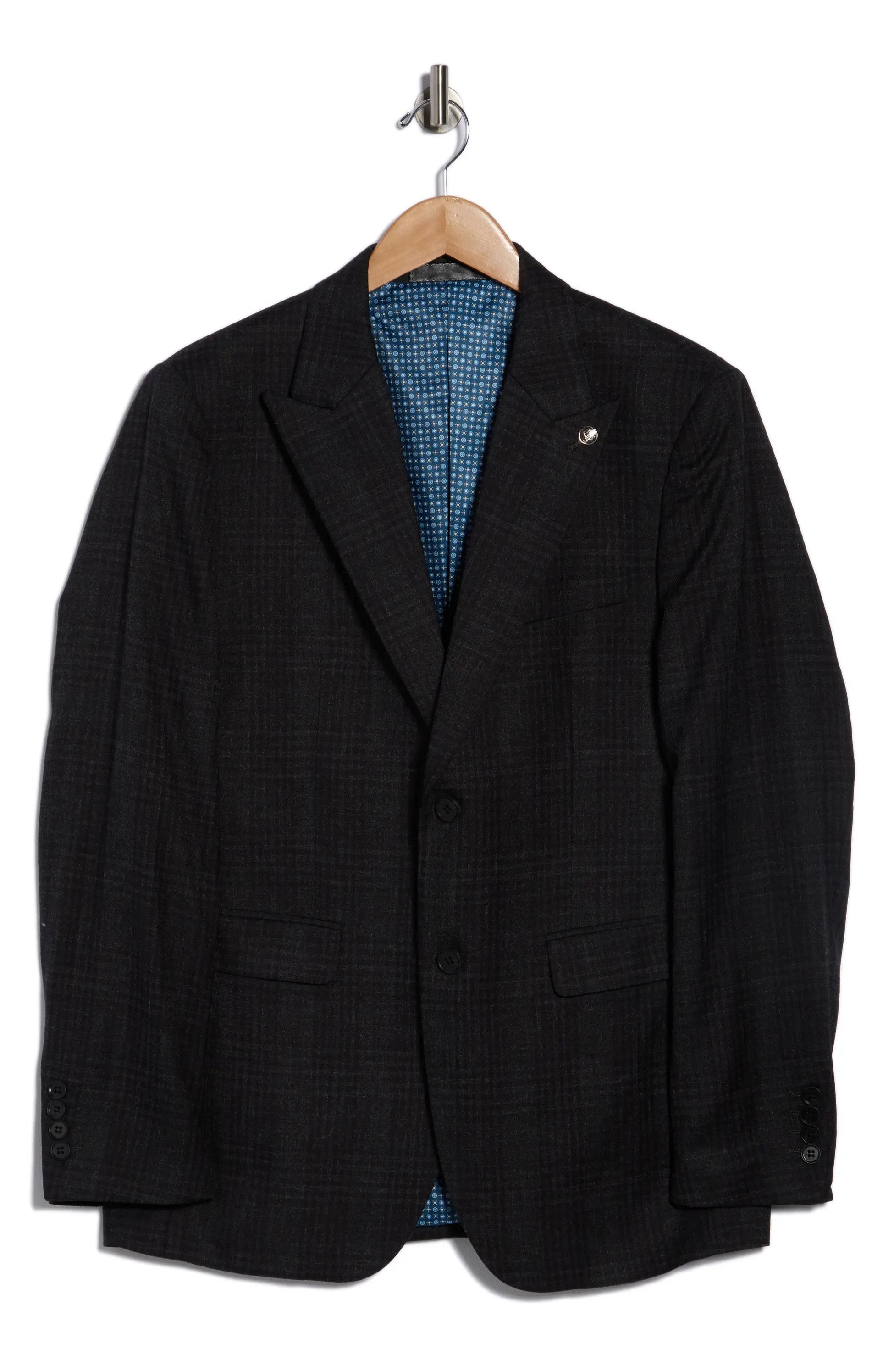 TRB-924 Slim Fit Solid Stretch Sport Coat