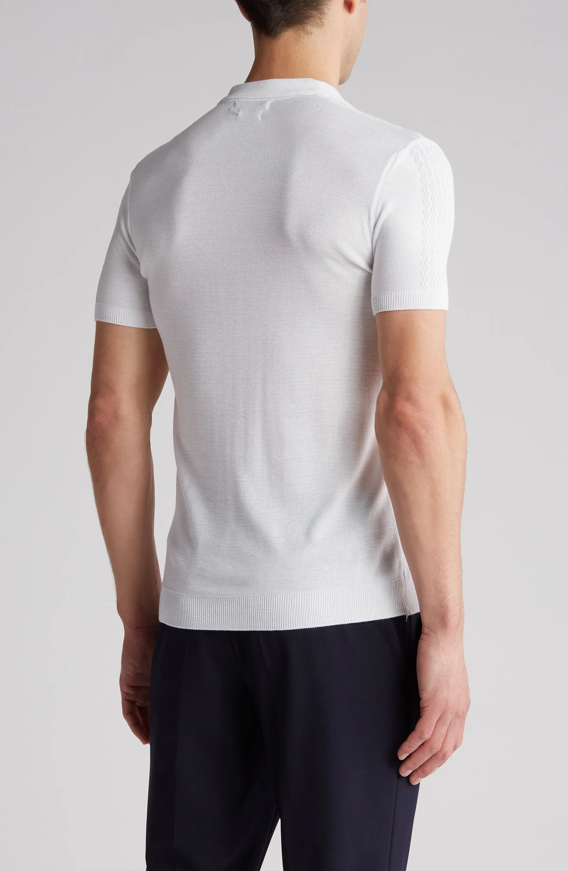 SHORT SLEEVE KNIT SHIRT TR-11517