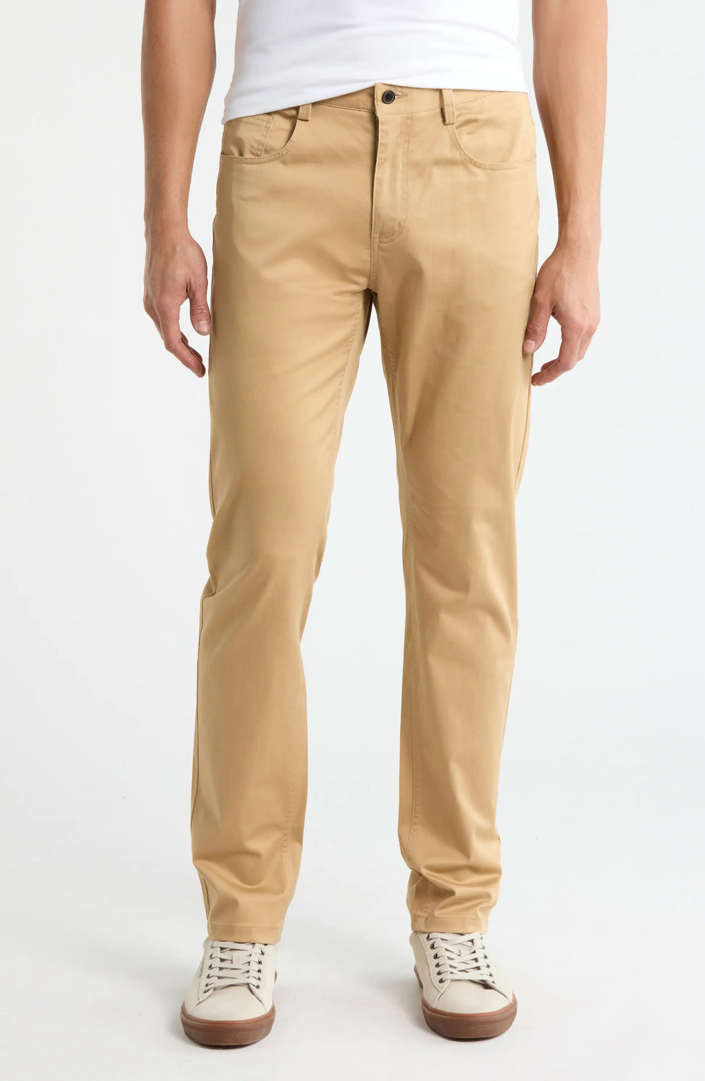 TRD-208 Slim Fit Cotton Stretch Chino Pants