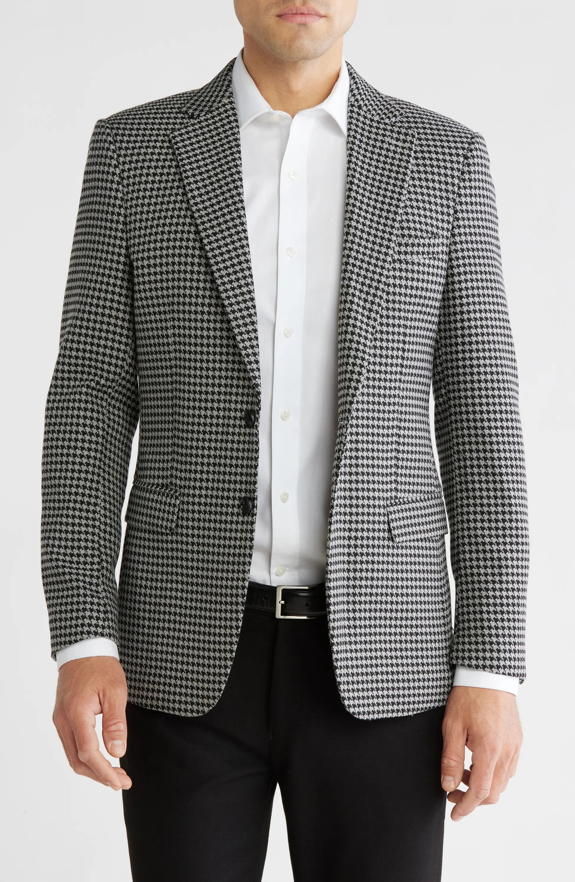 TRB-915 Slim Fit Houndstooth Sport Coat