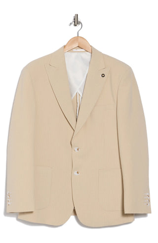 TRB-905 Slim Fit Seersucker Blazer