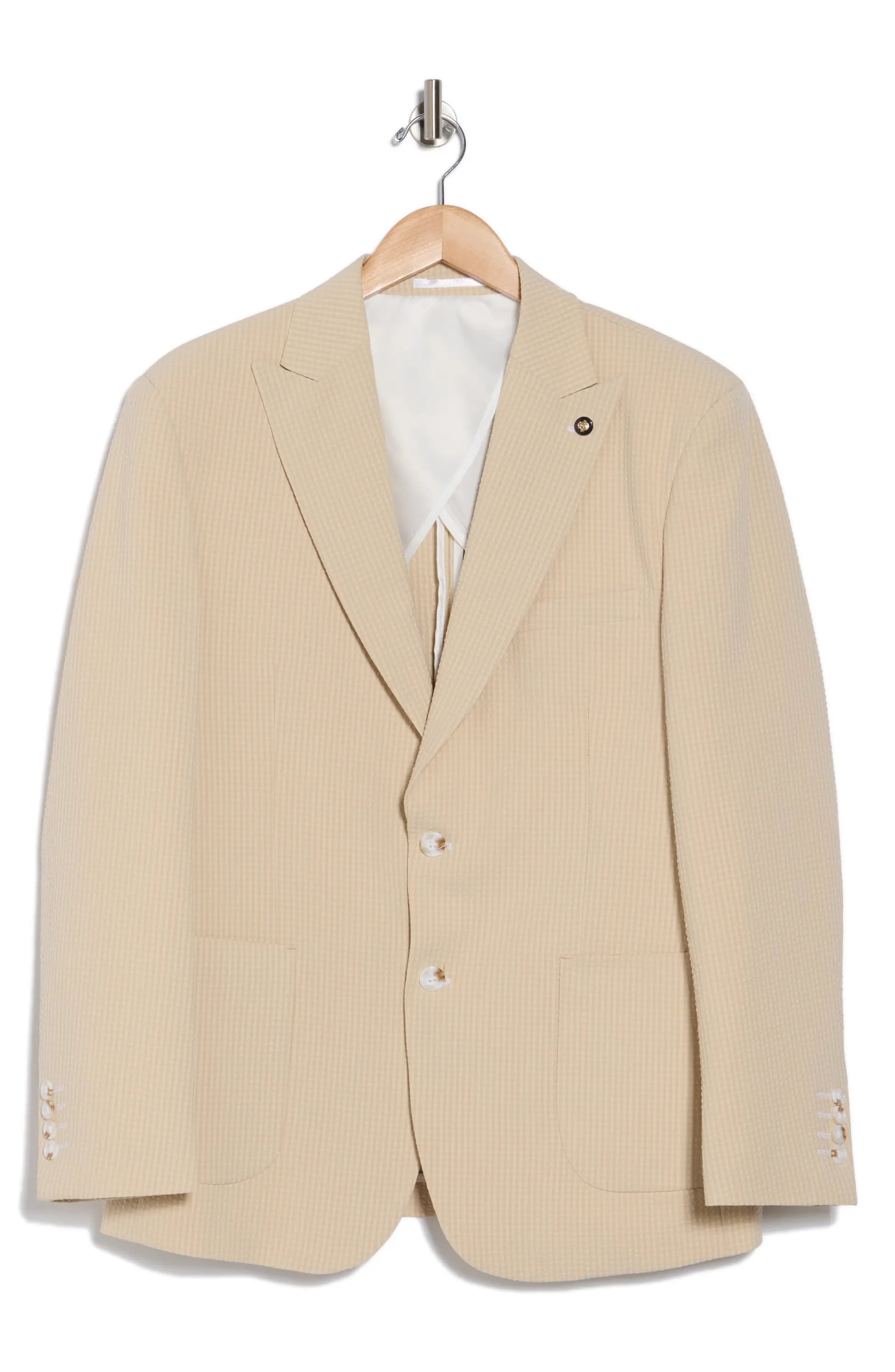 TRB-905 Slim Fit Seersucker Blazer
