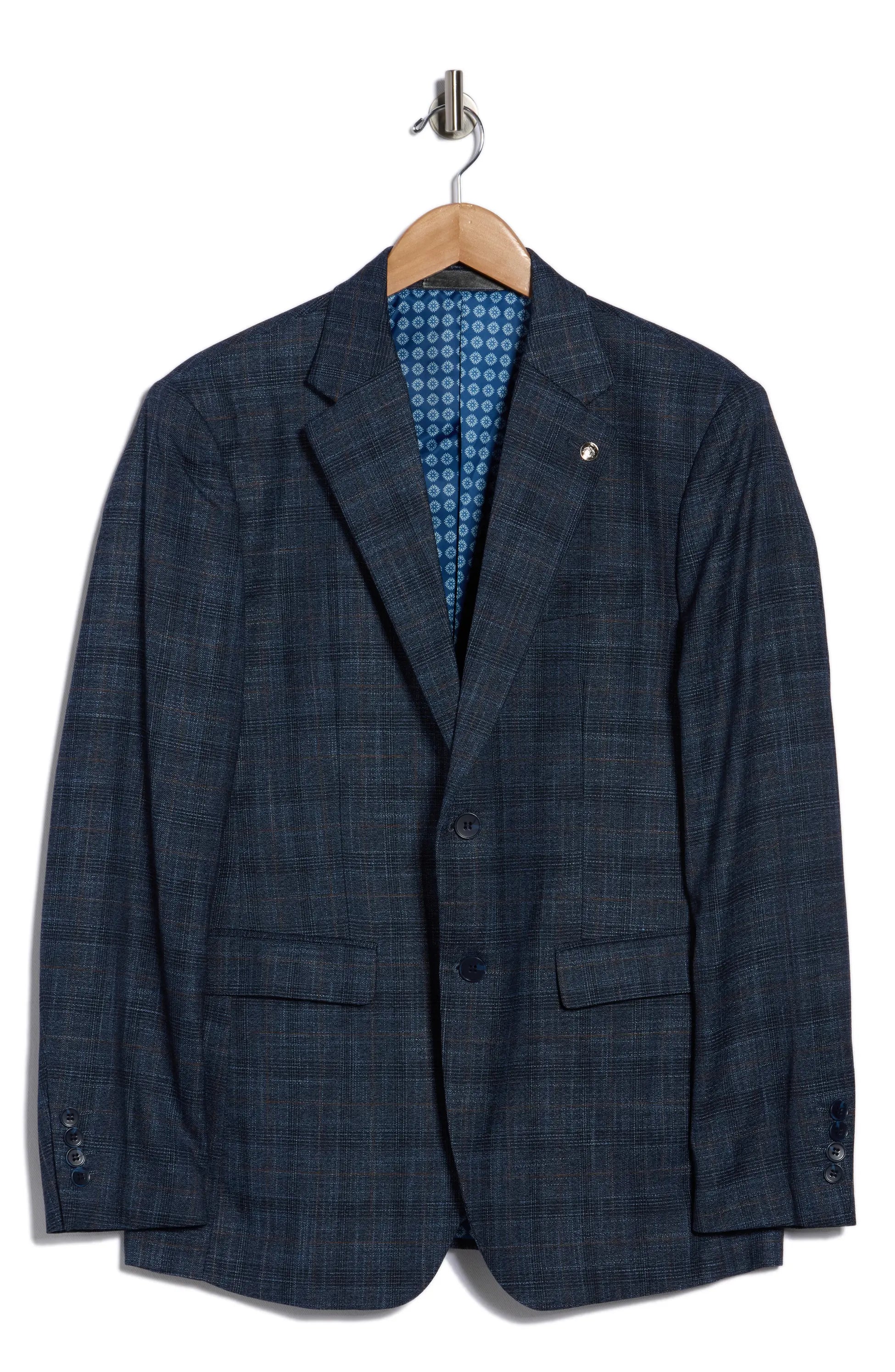 TRB-926 Slim Fit Plaid Stretch Sport Coat