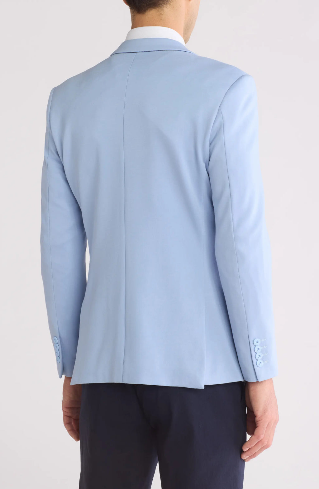 TRB-752 Slim Fit Two-Button Knit Blazer