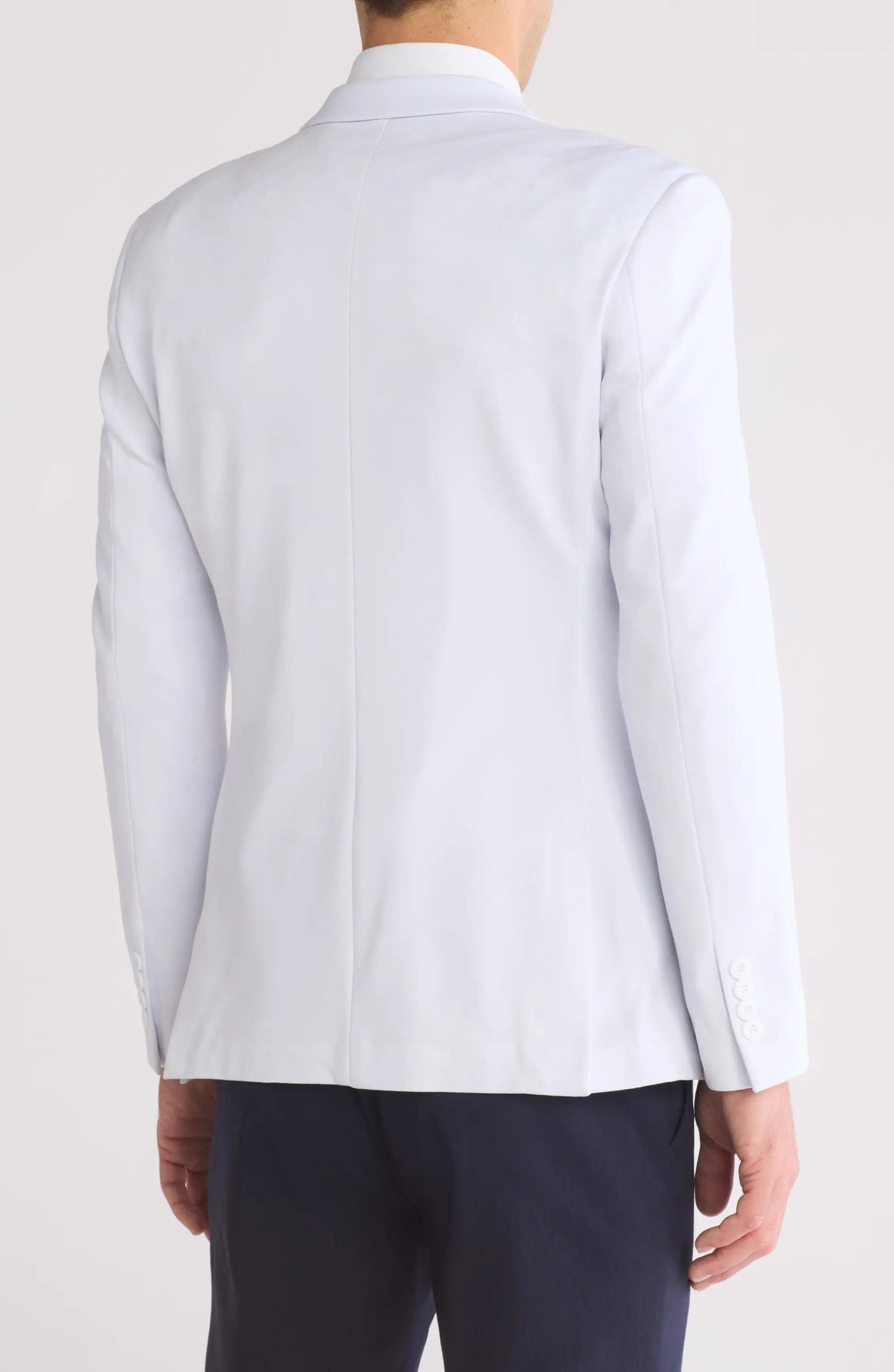 TRB-752 Slim Fit Two-Button Knit Blazer