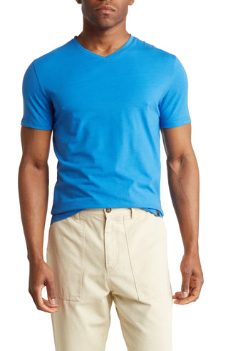 V-Neck Men's Solid T-Shirt