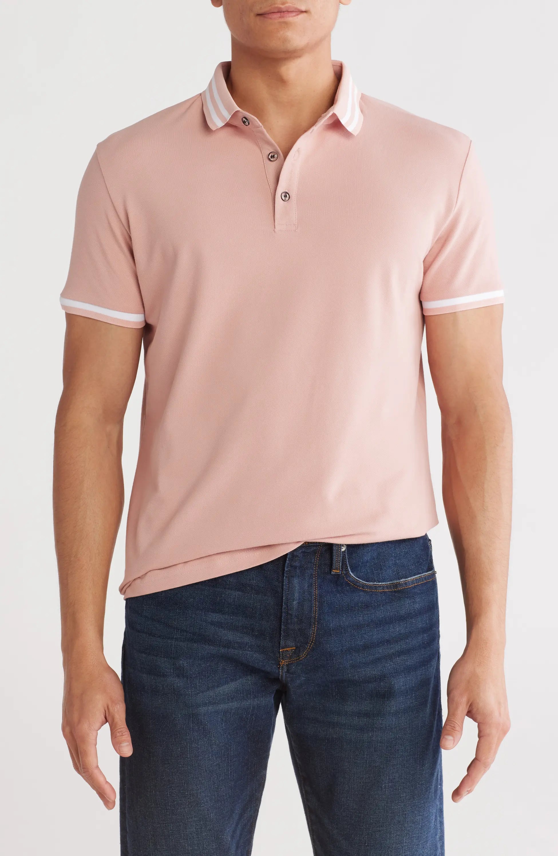 PL-852 Slim Fit Stretch Knit Polo