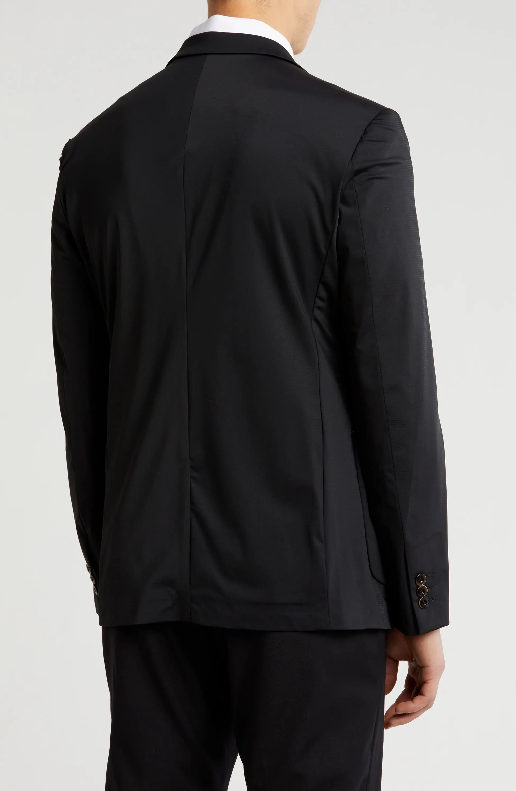 TRB-901 Notched Lapels Two-Button Blazer Light stretch fabric