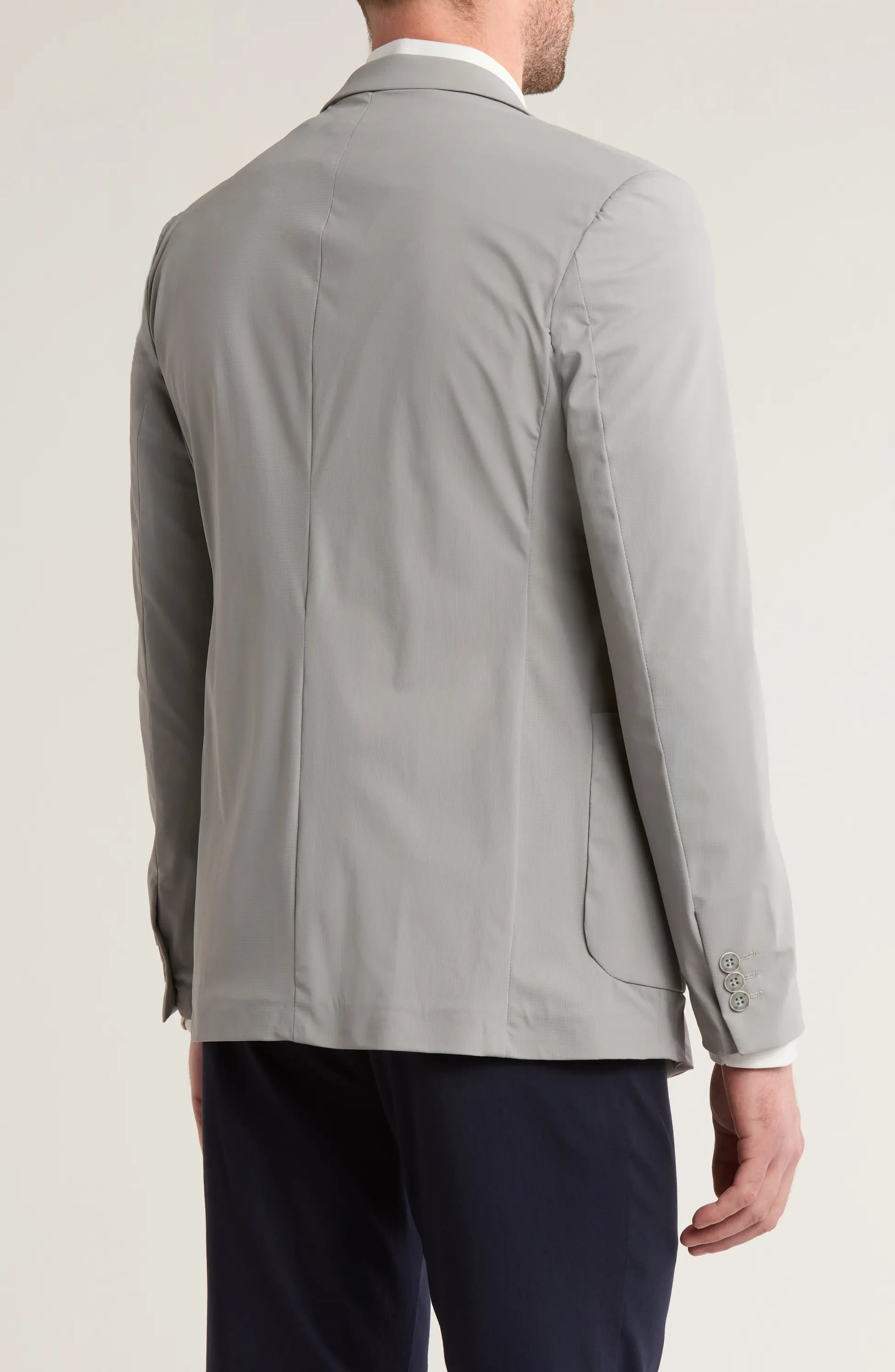 TRB-901 Notched Lapels Two-Button Blazer Light stretch fabric