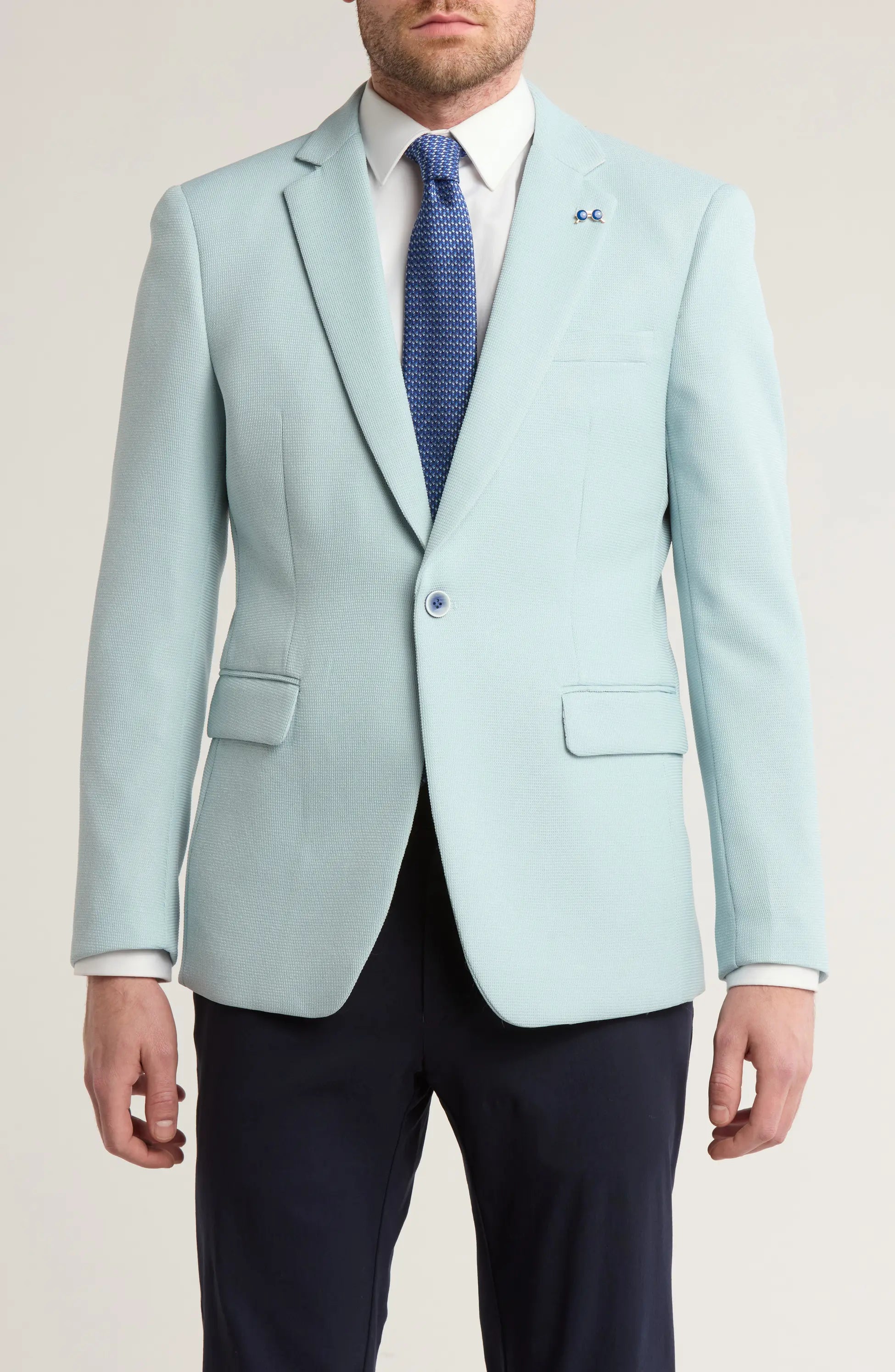 TRB-902 Notched lapels Two-Button Blazer