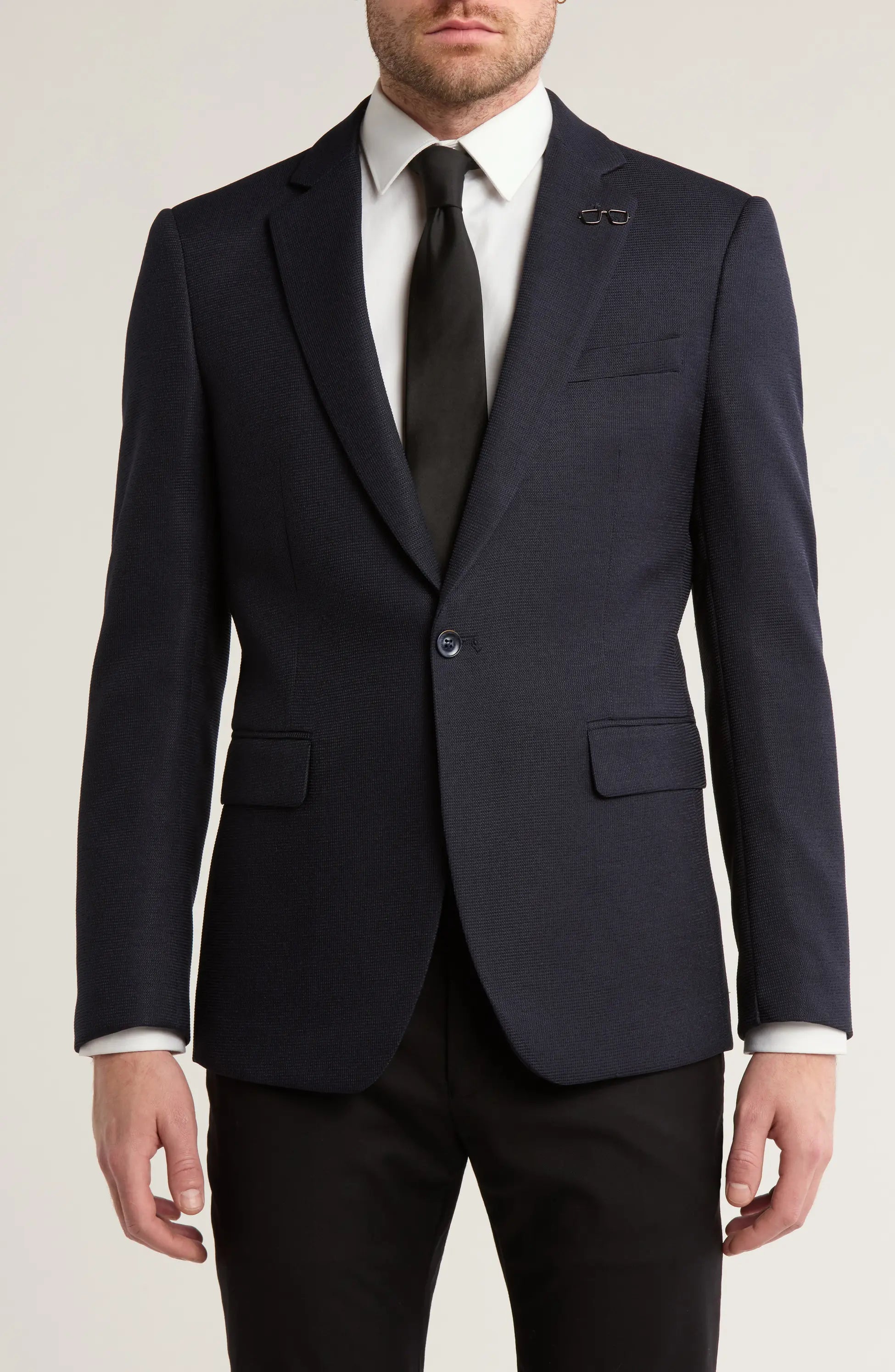 TRB-902 Notched lapels Two-Button Blazer