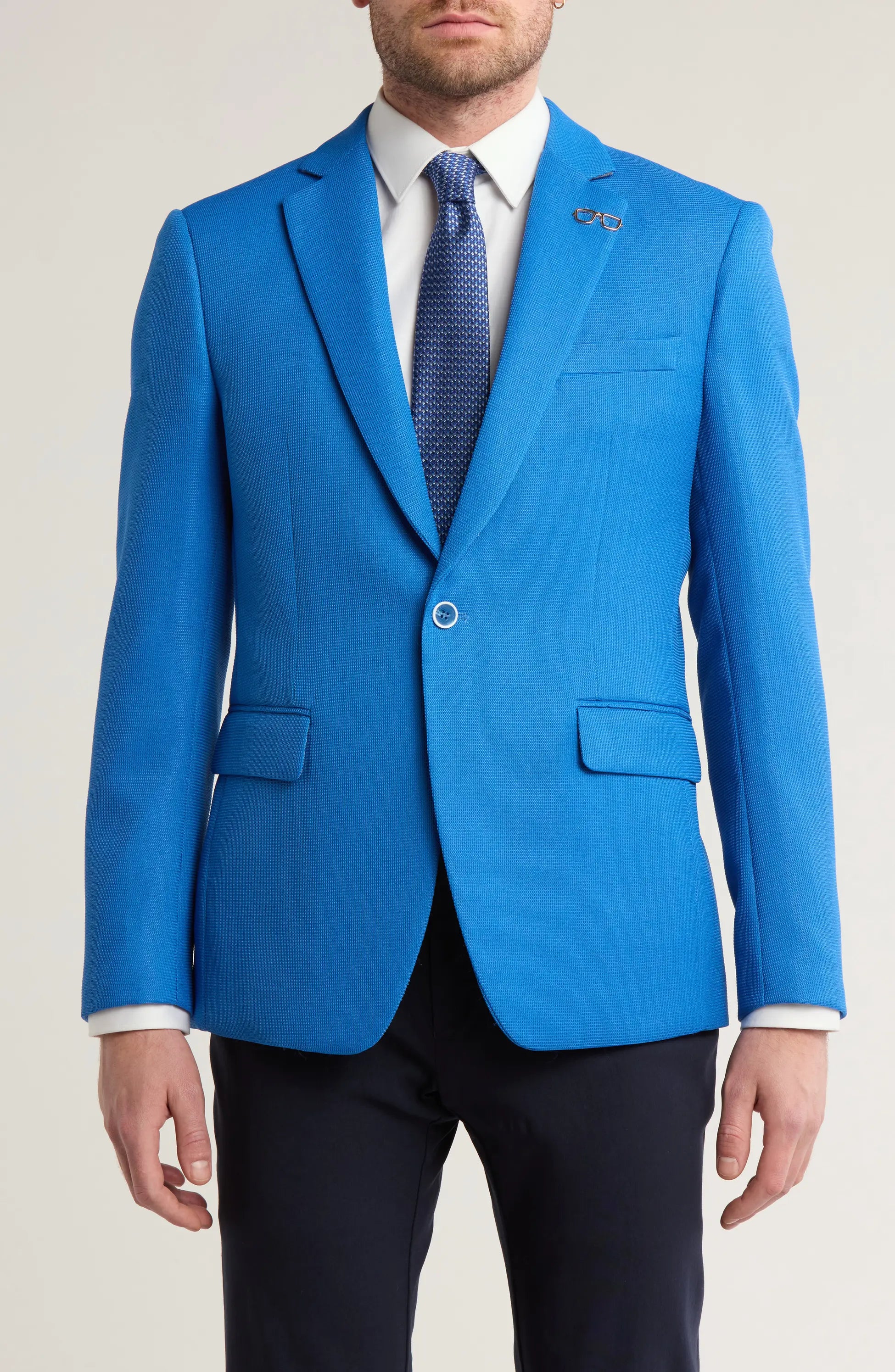 TRB-902 Notched lapels Two-Button Blazer