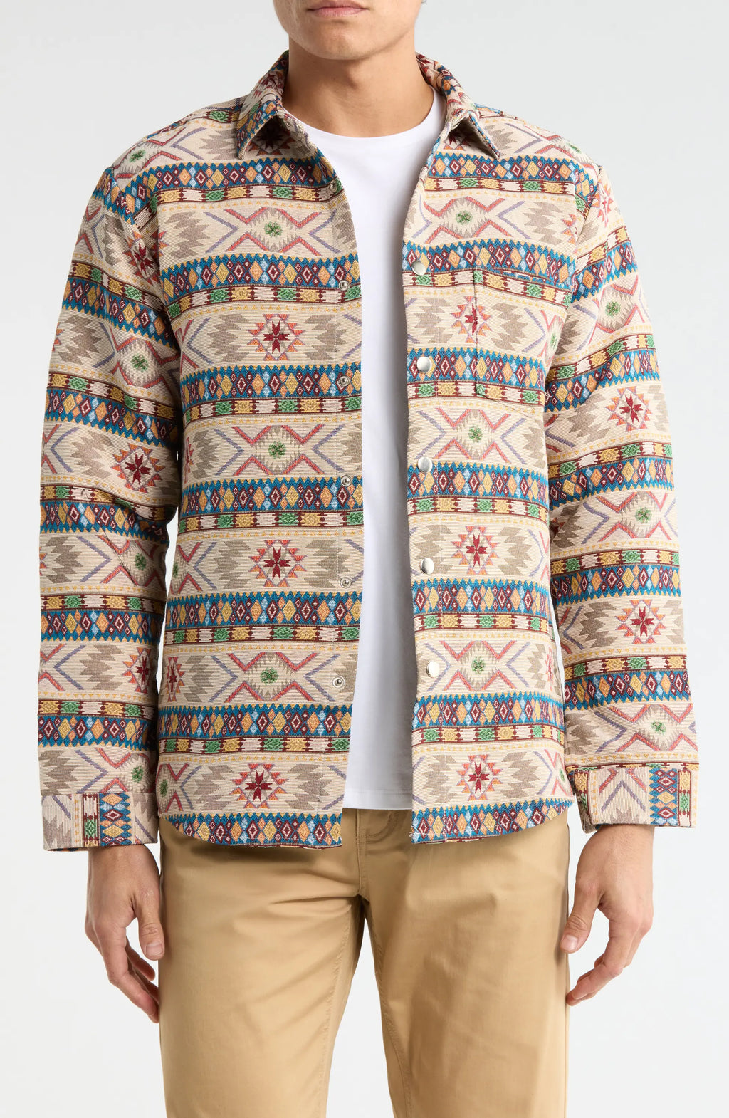 Tapestry Shirt Jacket SRK-56-MULTI