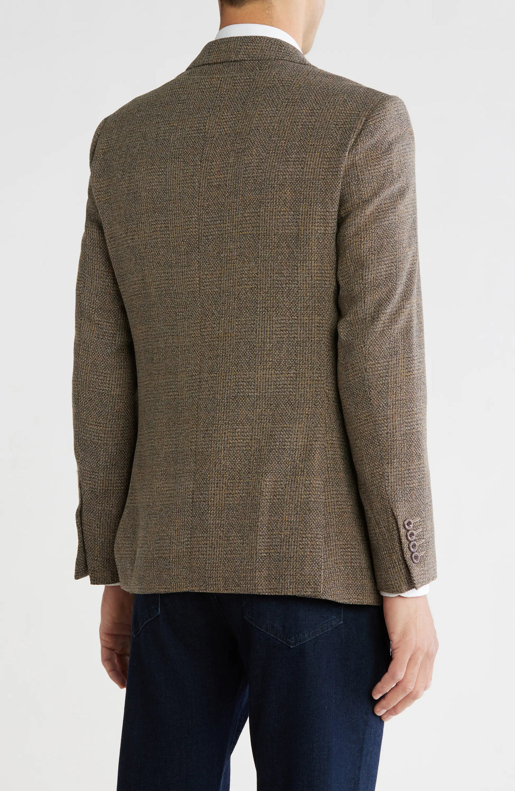 TRB-917 Glen Plaid Slim Fit Blazer