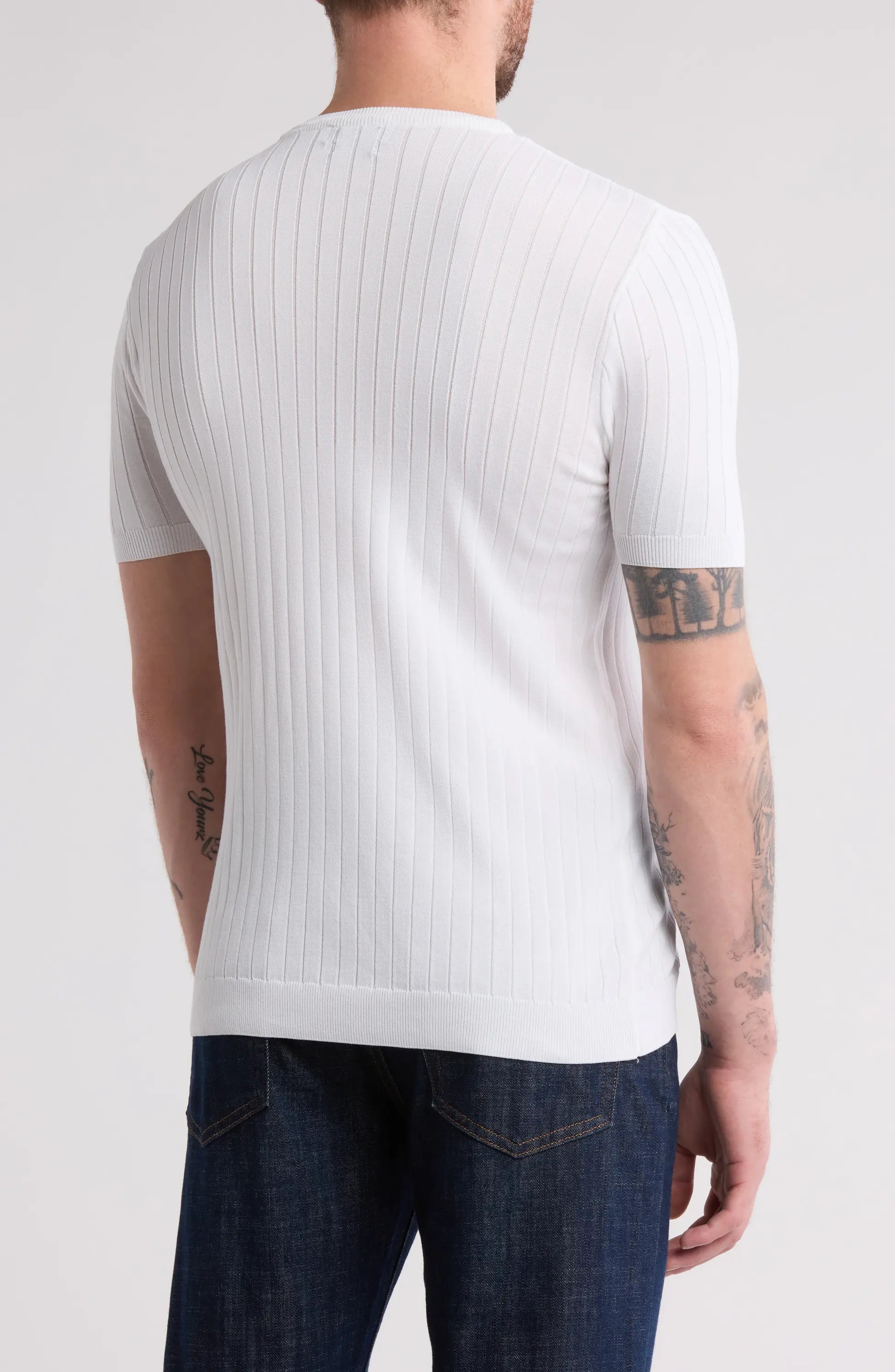 Men's Short Sleeve KNIT SWEATSHIRT TR-11521