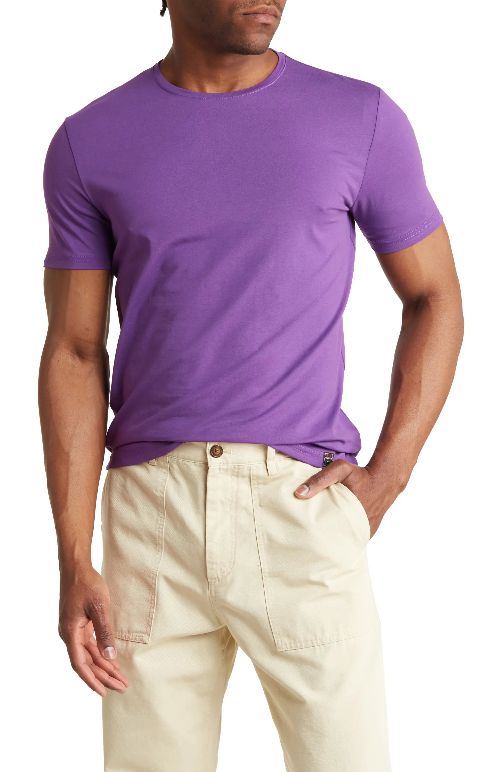 TR Premium - Crew Neck Men's Solid T-Shirt