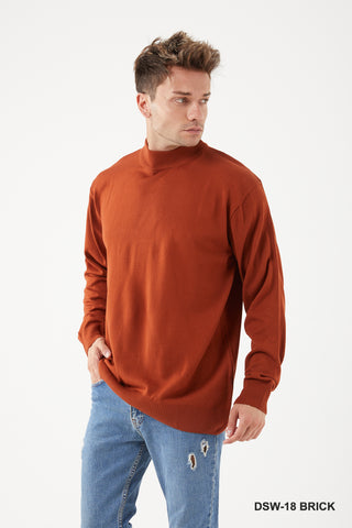TR Premium Oversized Wool Mock Neck Sweater DSW-18