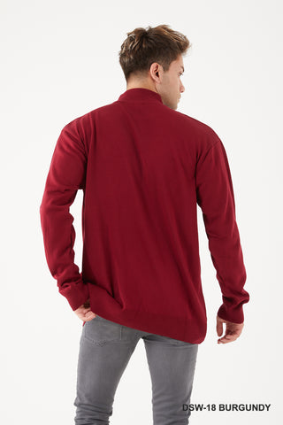 TR Premium Modern Fit Wool Mock Neck Sweater DSW-18
