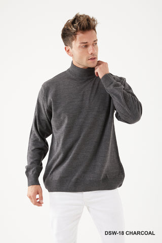 TR Premium Oversized Wool Mock Neck Sweater DSW-18