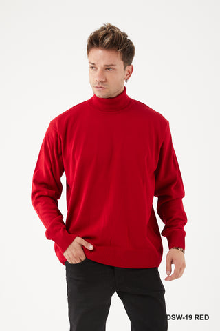 Oversized Wool Turtle Neck Sweater - DSW-19