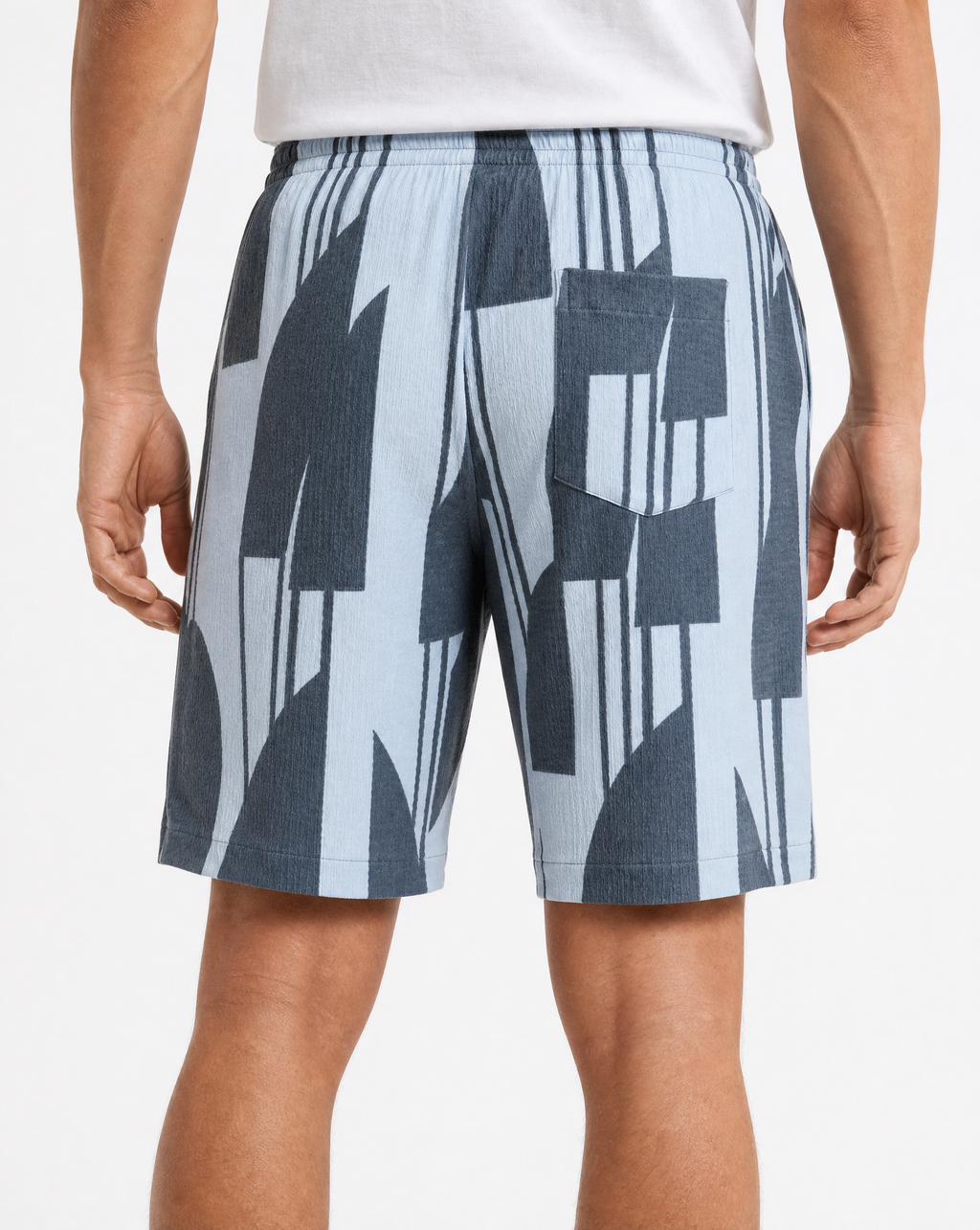 TRSH-284-B-Drawstring Shorts