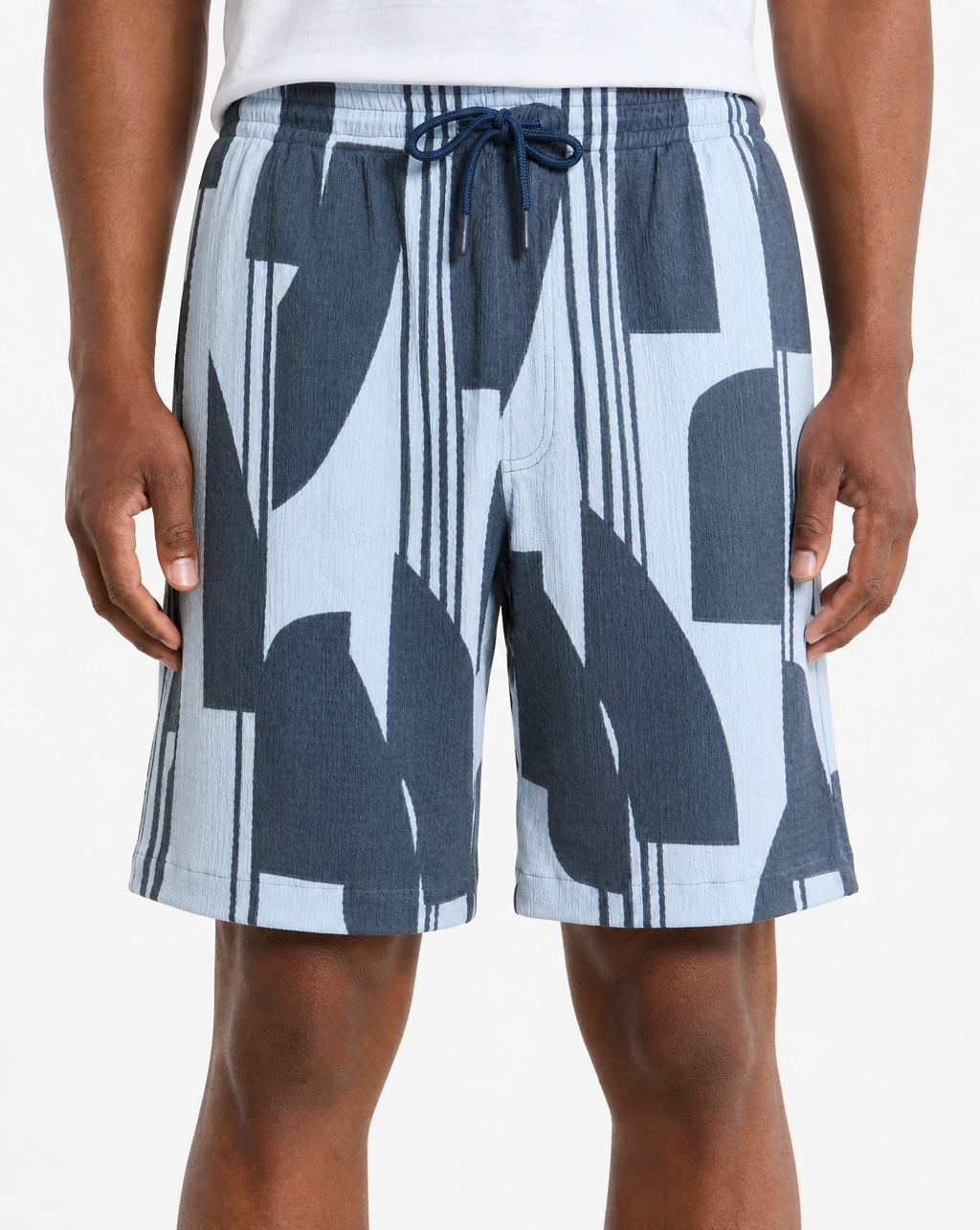 TRSH-284-B-Drawstring Shorts