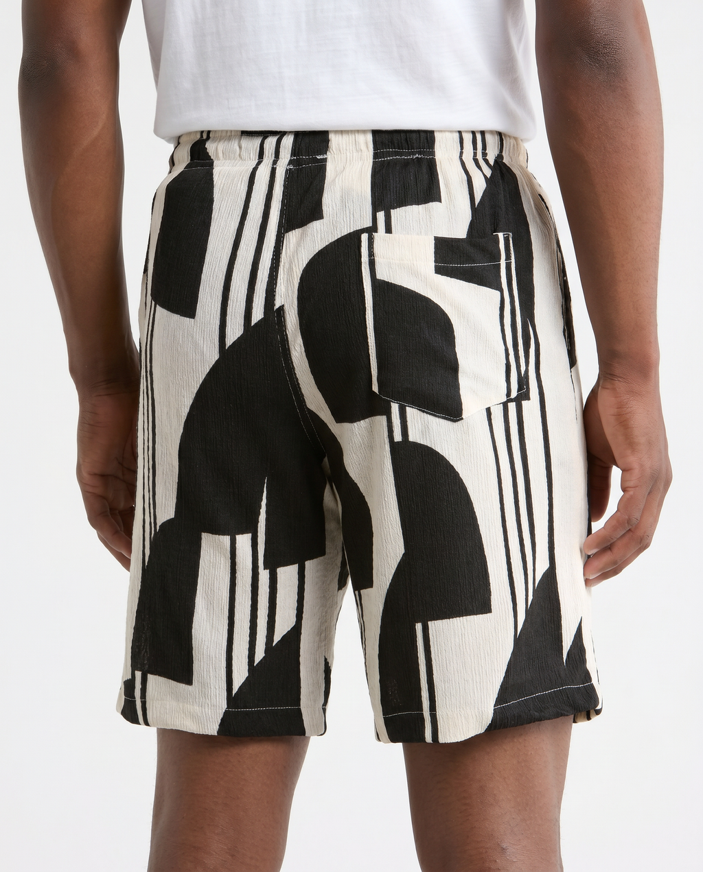 TRSH-284-B-Drawstring Shorts