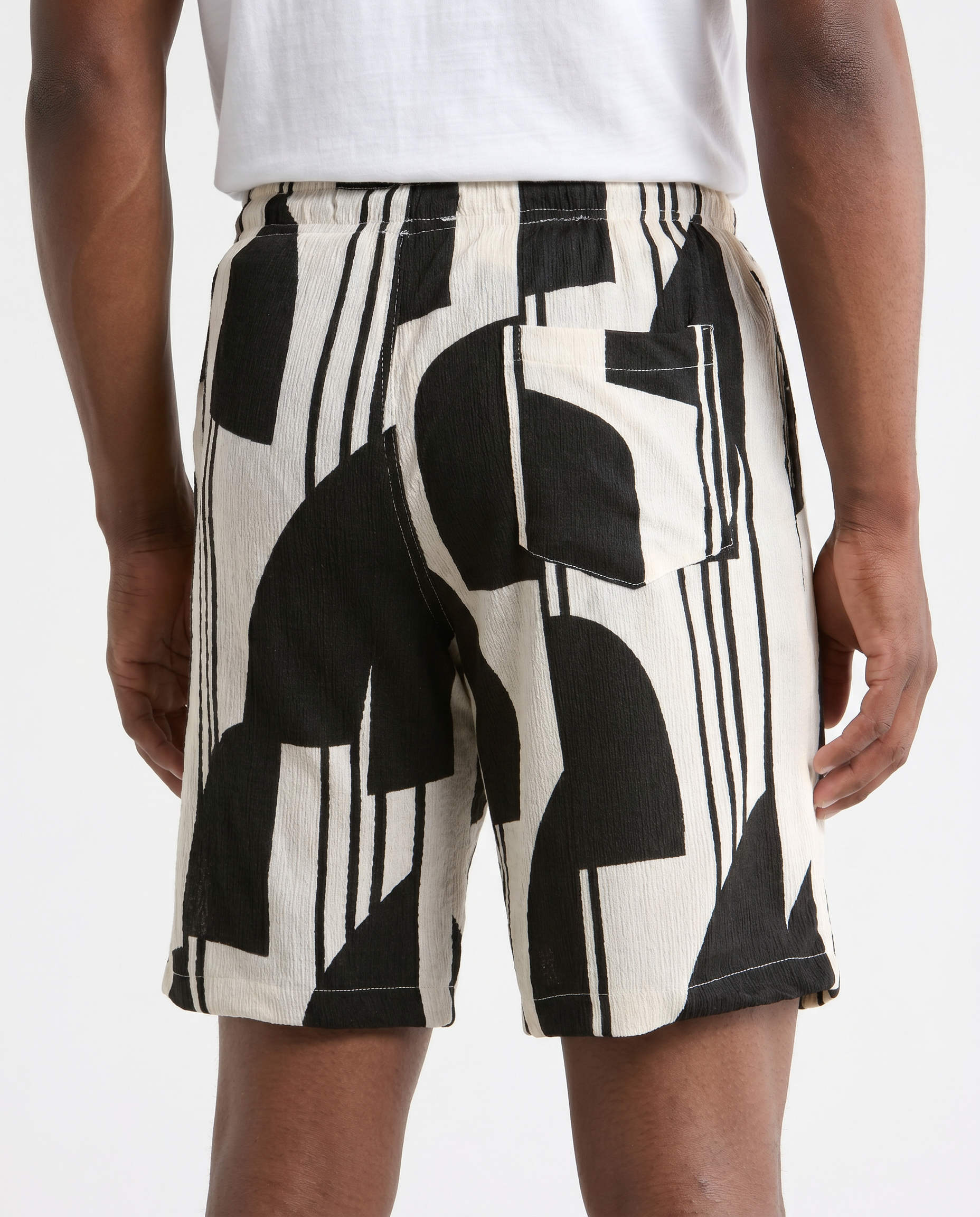 TRSH-284-B-Drawstring Shorts