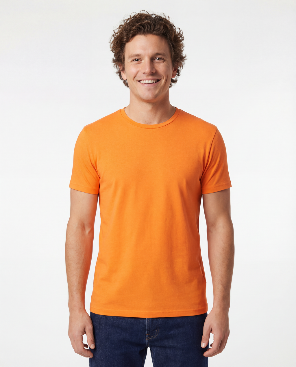 TR Premium - Crew Neck Men's Solid T-Shirt