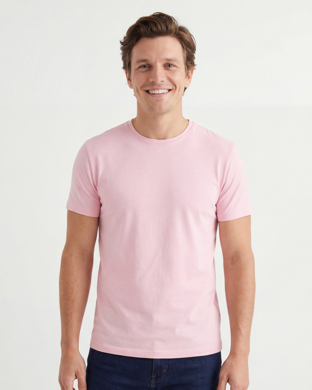TR Premium - Crew Neck Men's Solid T-Shirt