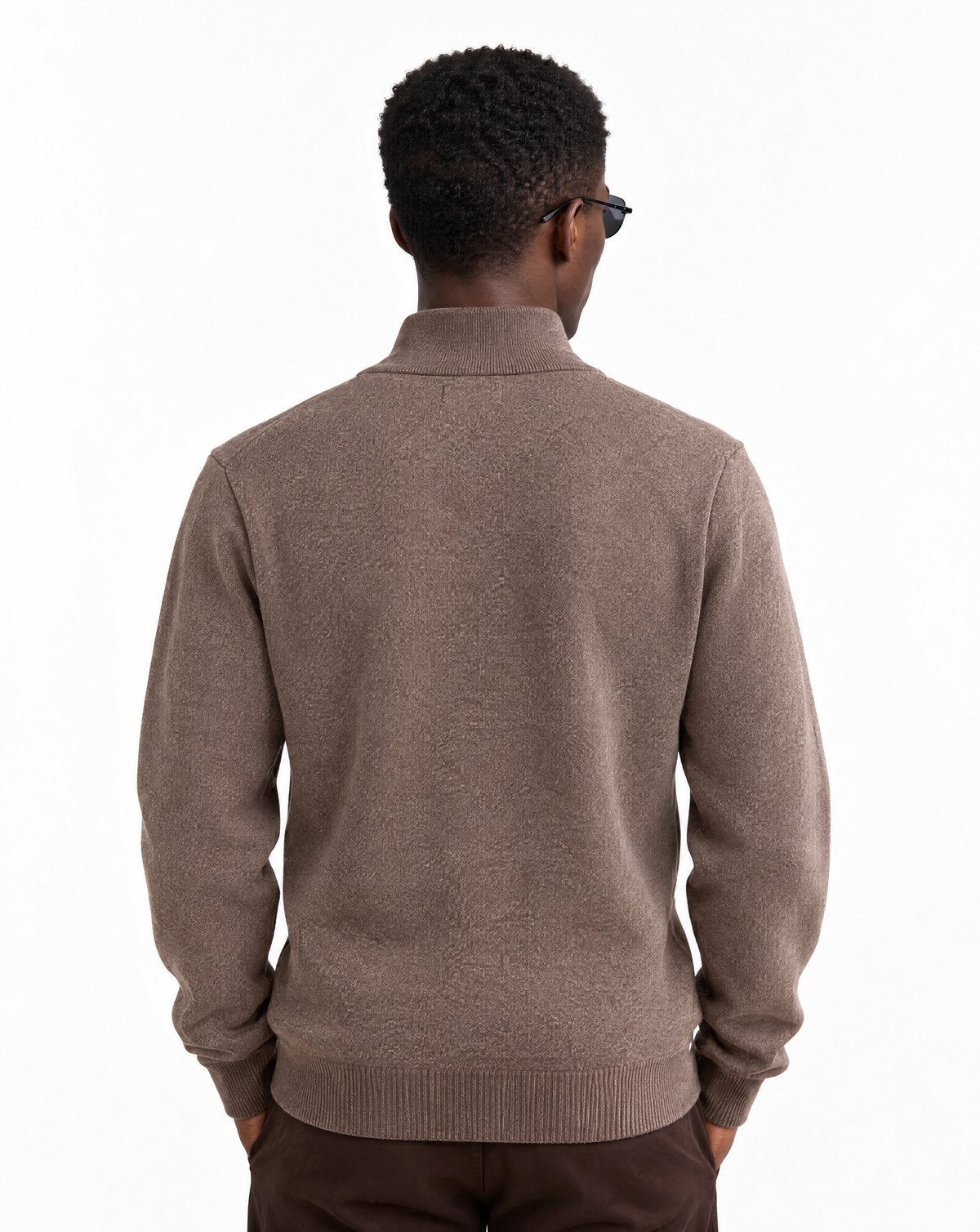 1/4 Zip Melange Sweater – JCS-508-QZ