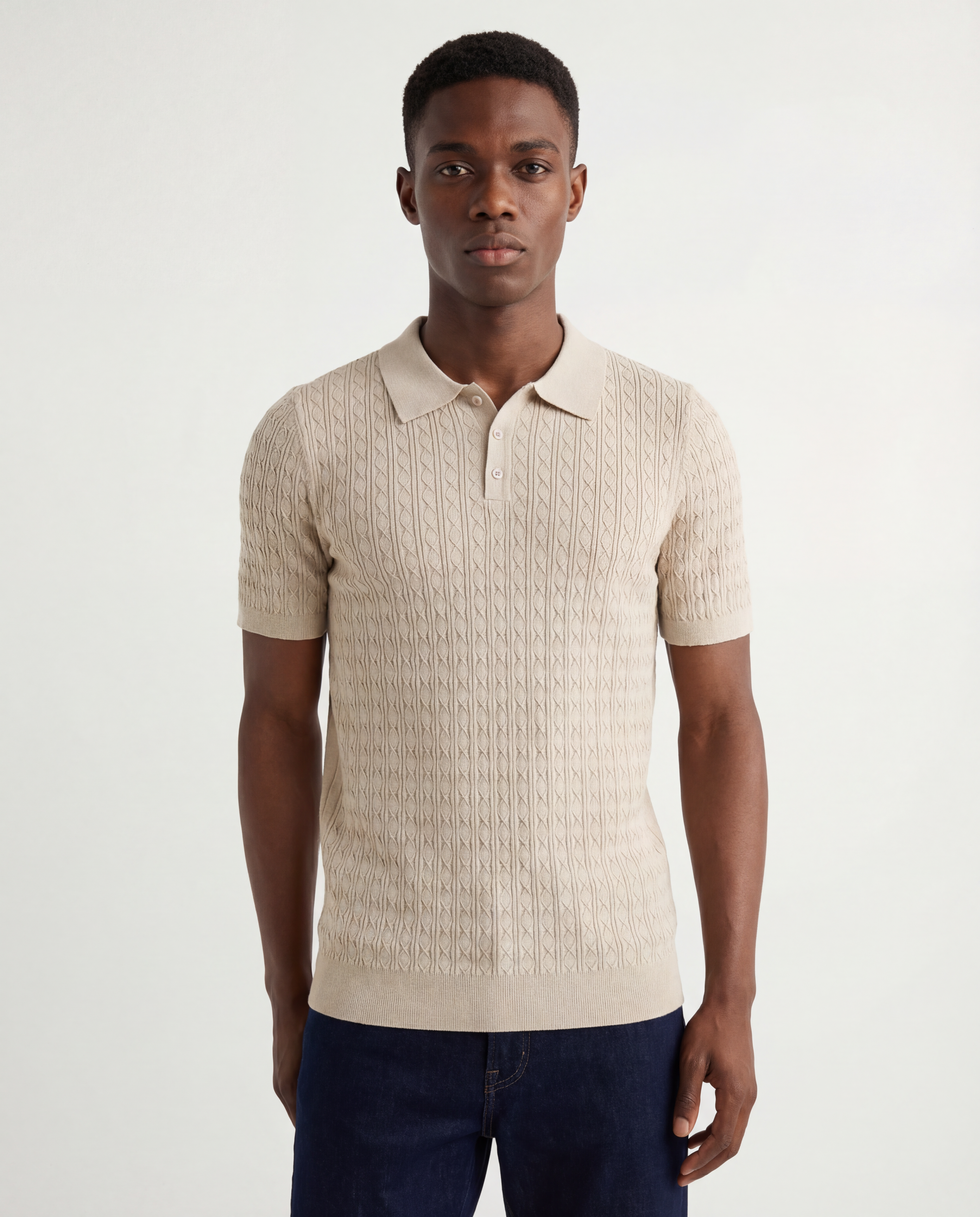 TRCK-11550 Short Sleeve Knit Sweater