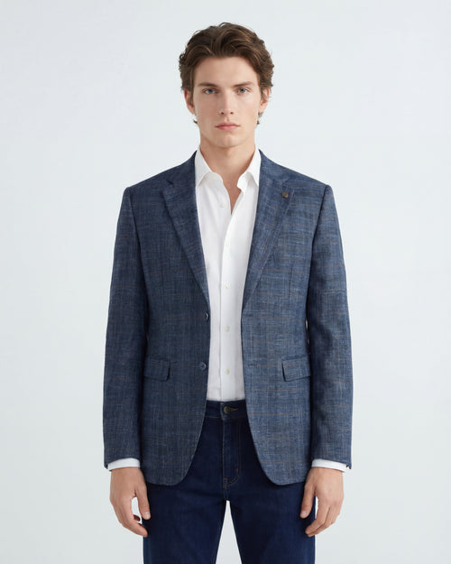 TRB-926 Slim Fit Plaid Stretch Sport Coat