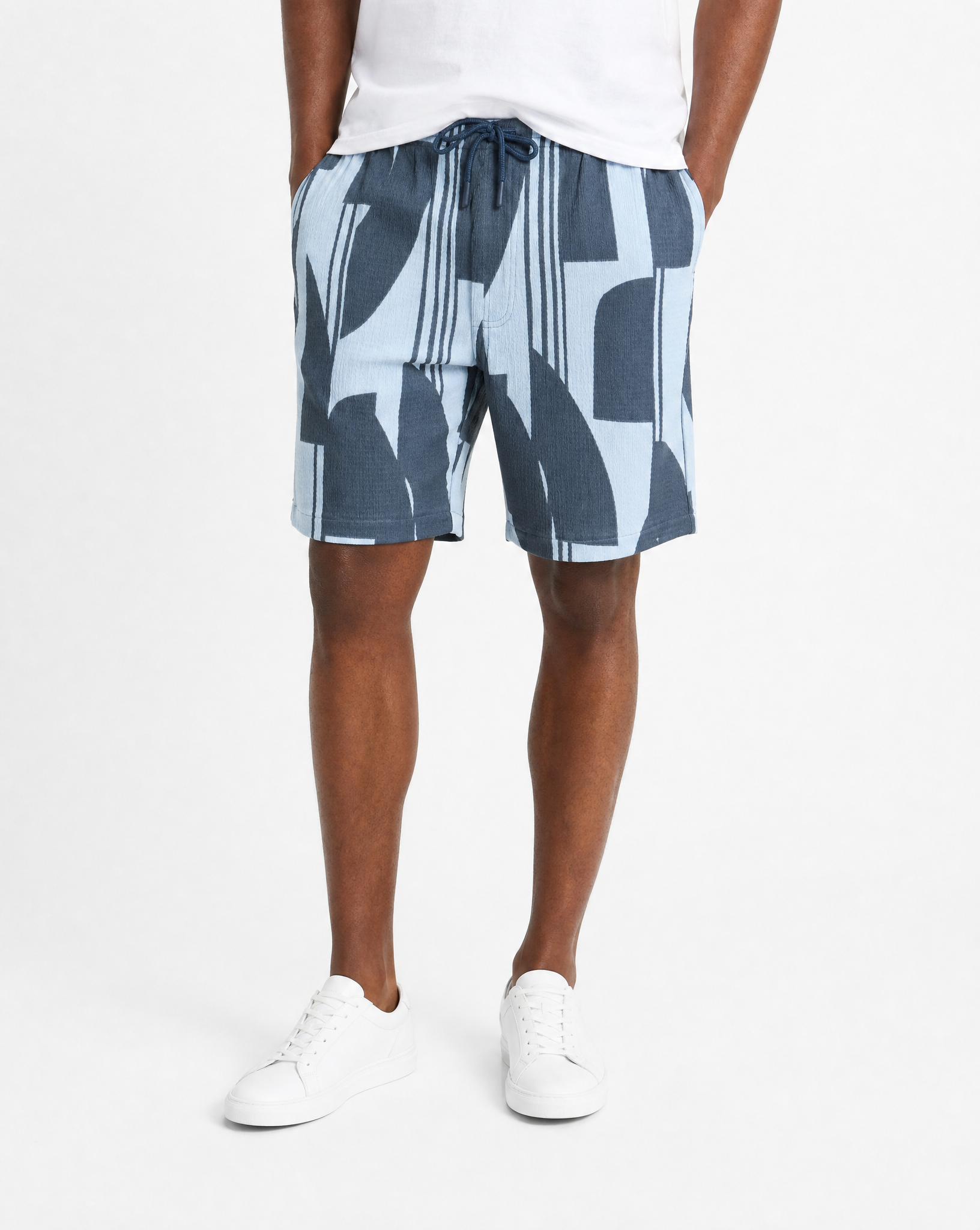 TRSH-284-B-Drawstring Shorts