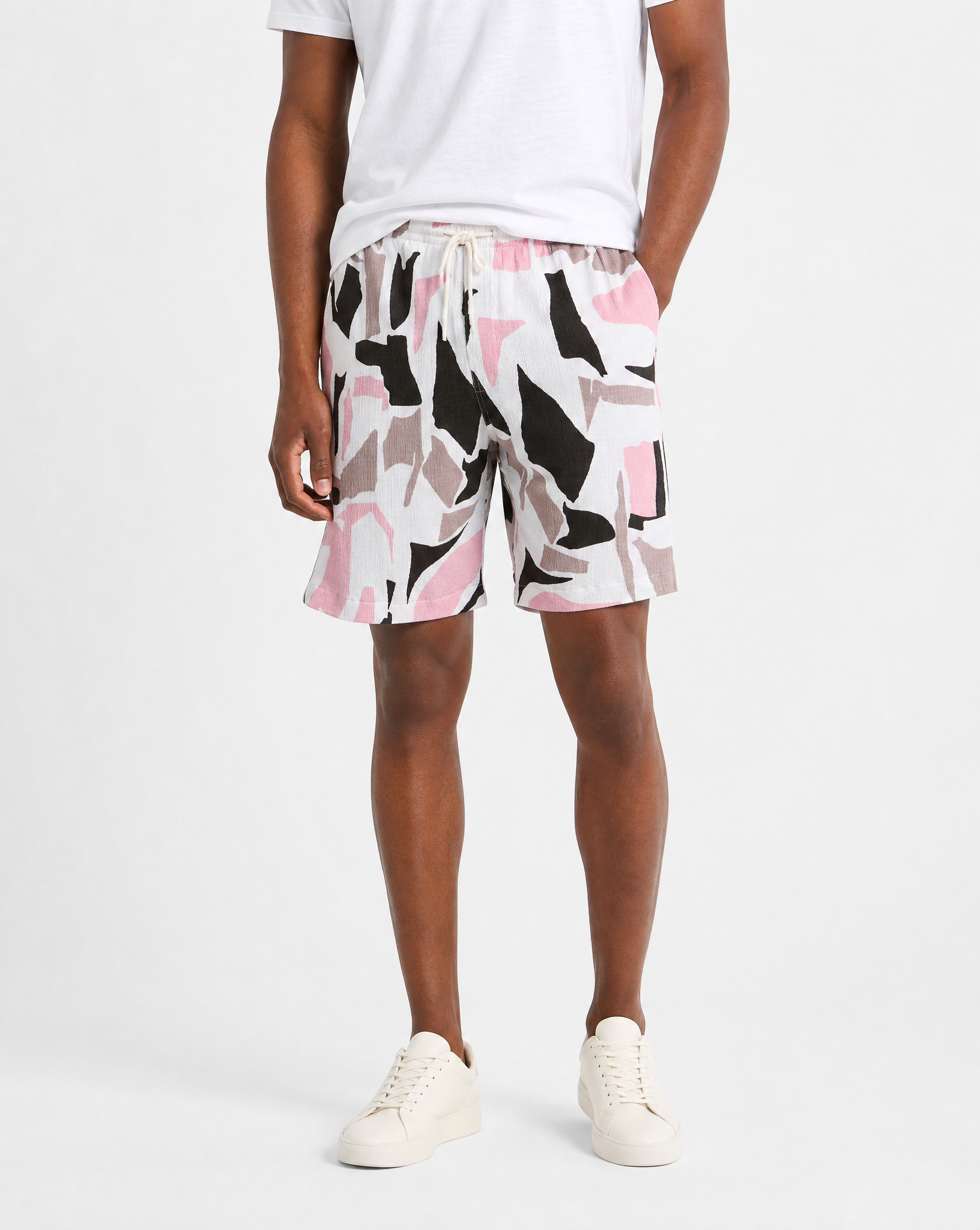 TRSH-283-B-Drawstring Shorts