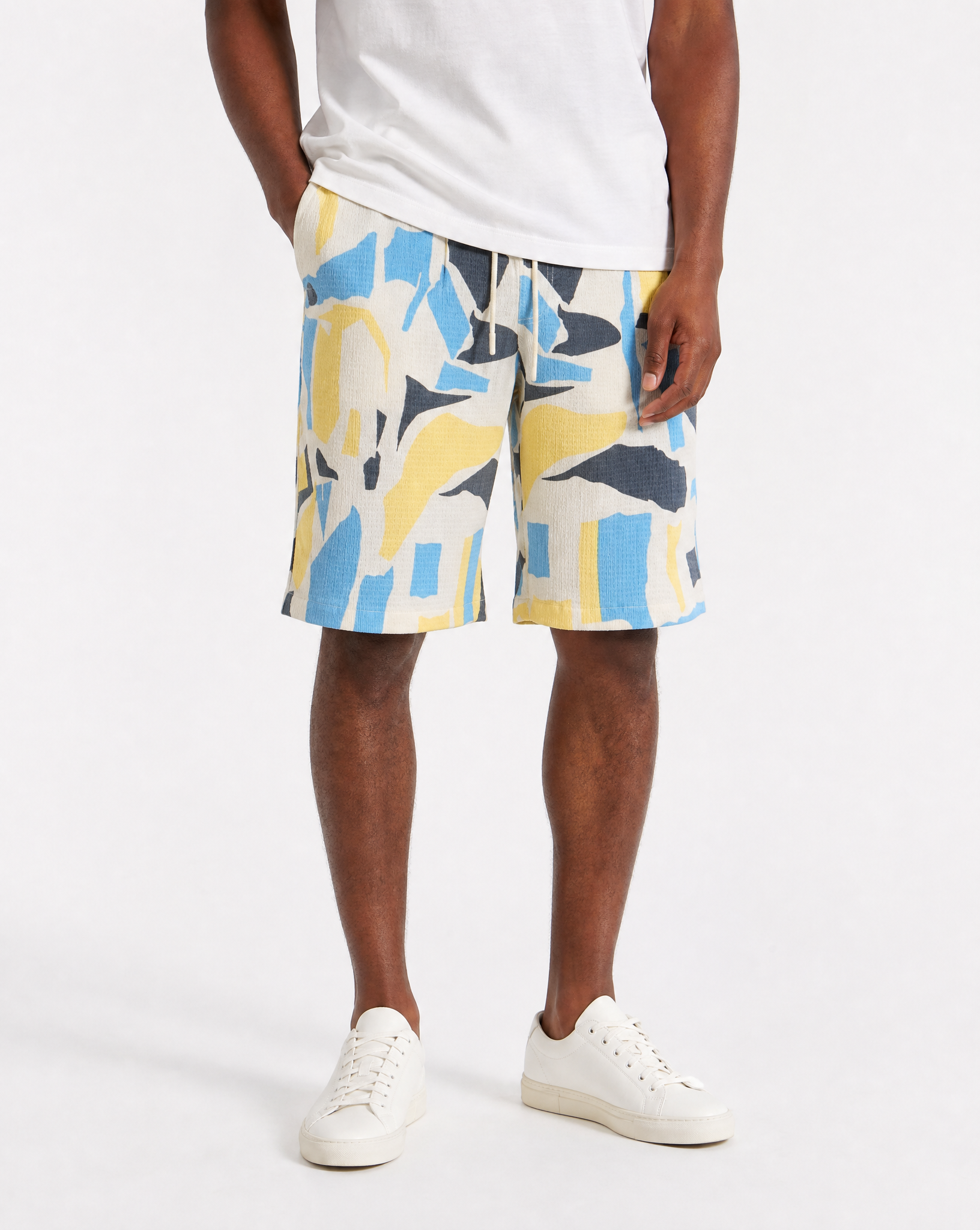 TRSH-283-B-Drawstring Shorts